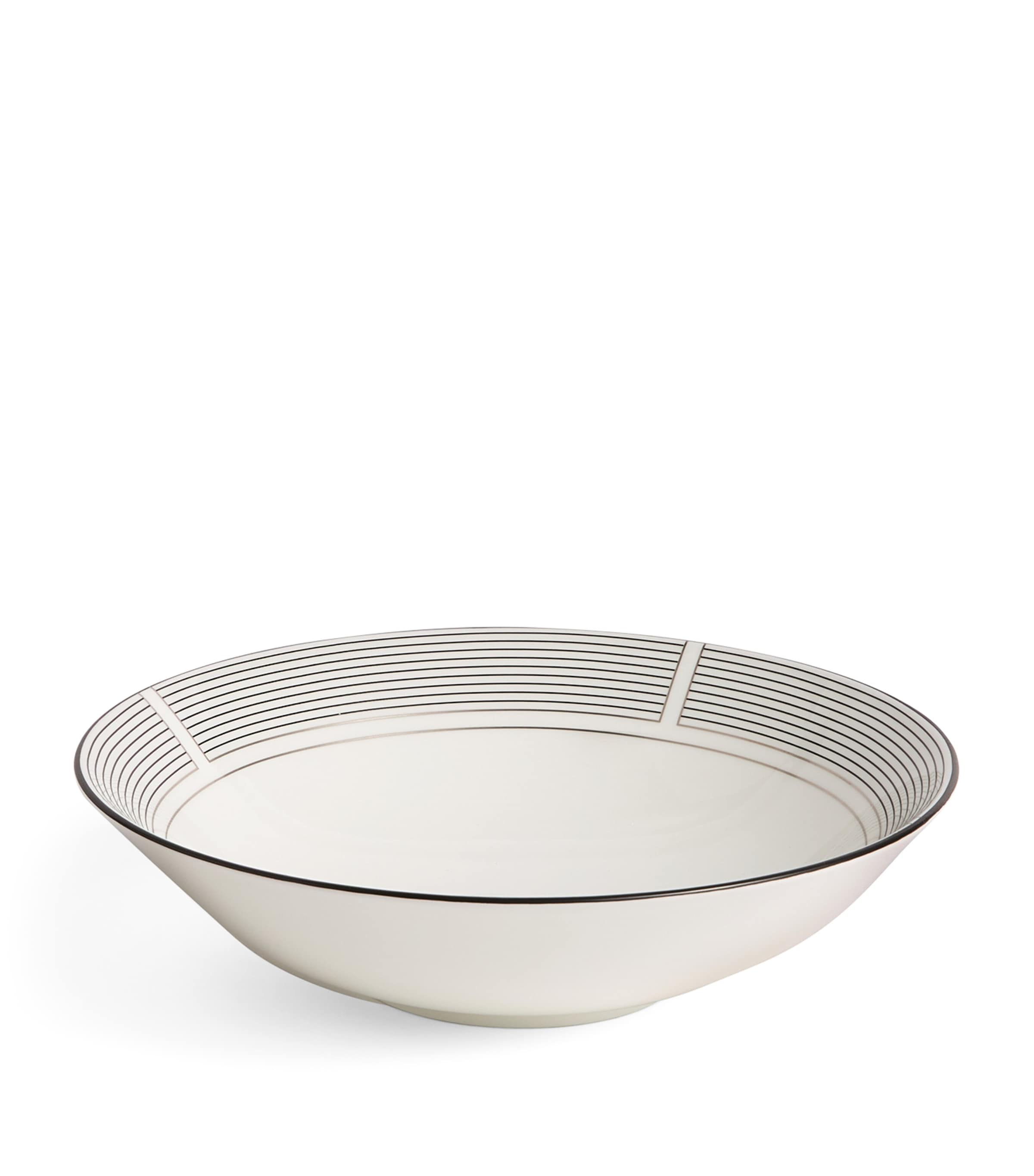Wedgwood x Vera Wang Luxe Graphite Soup/Noodle Bowl (20cm) White