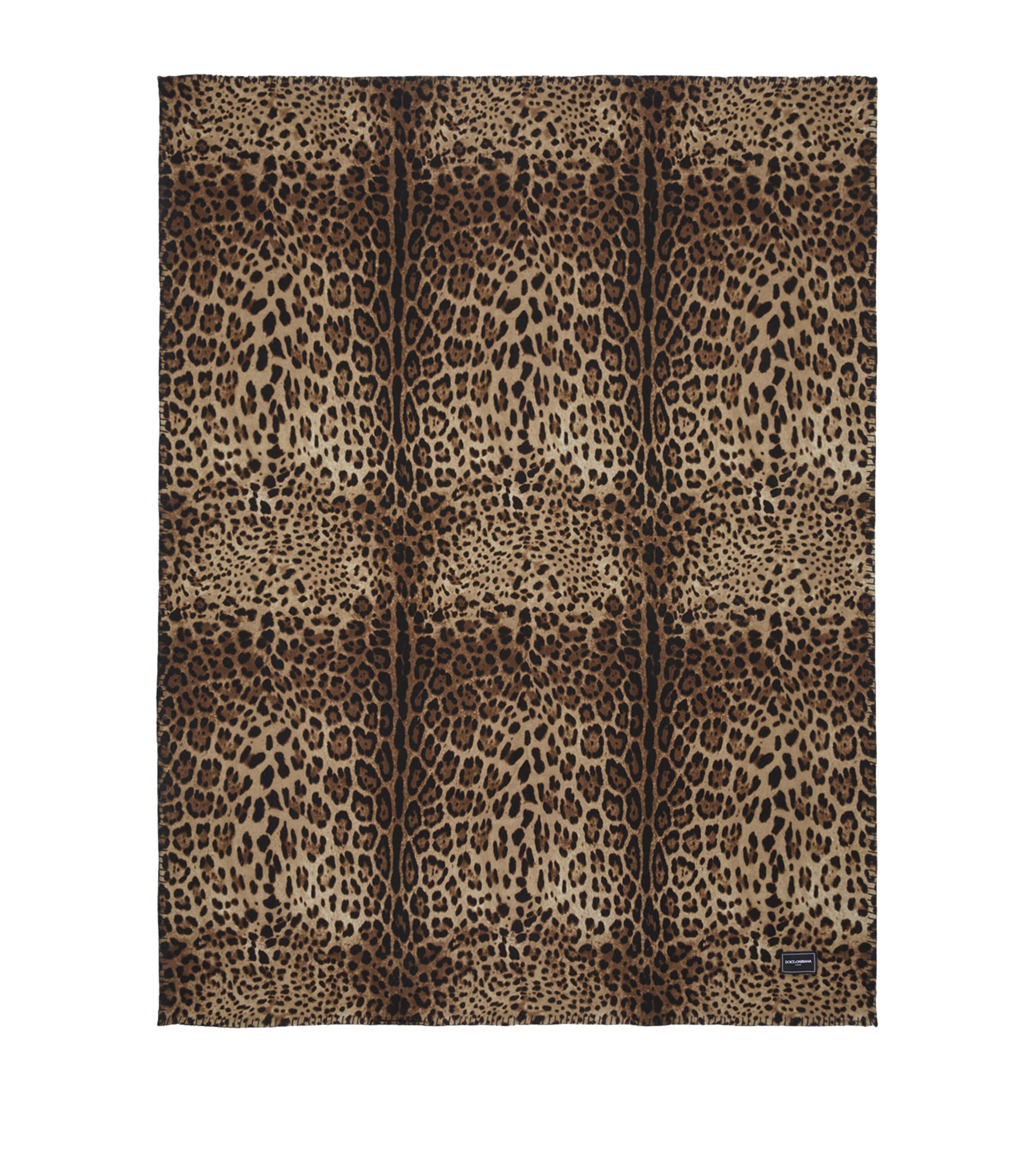 Wool-Silk Leopardo Blanket (140cm x 180cm)