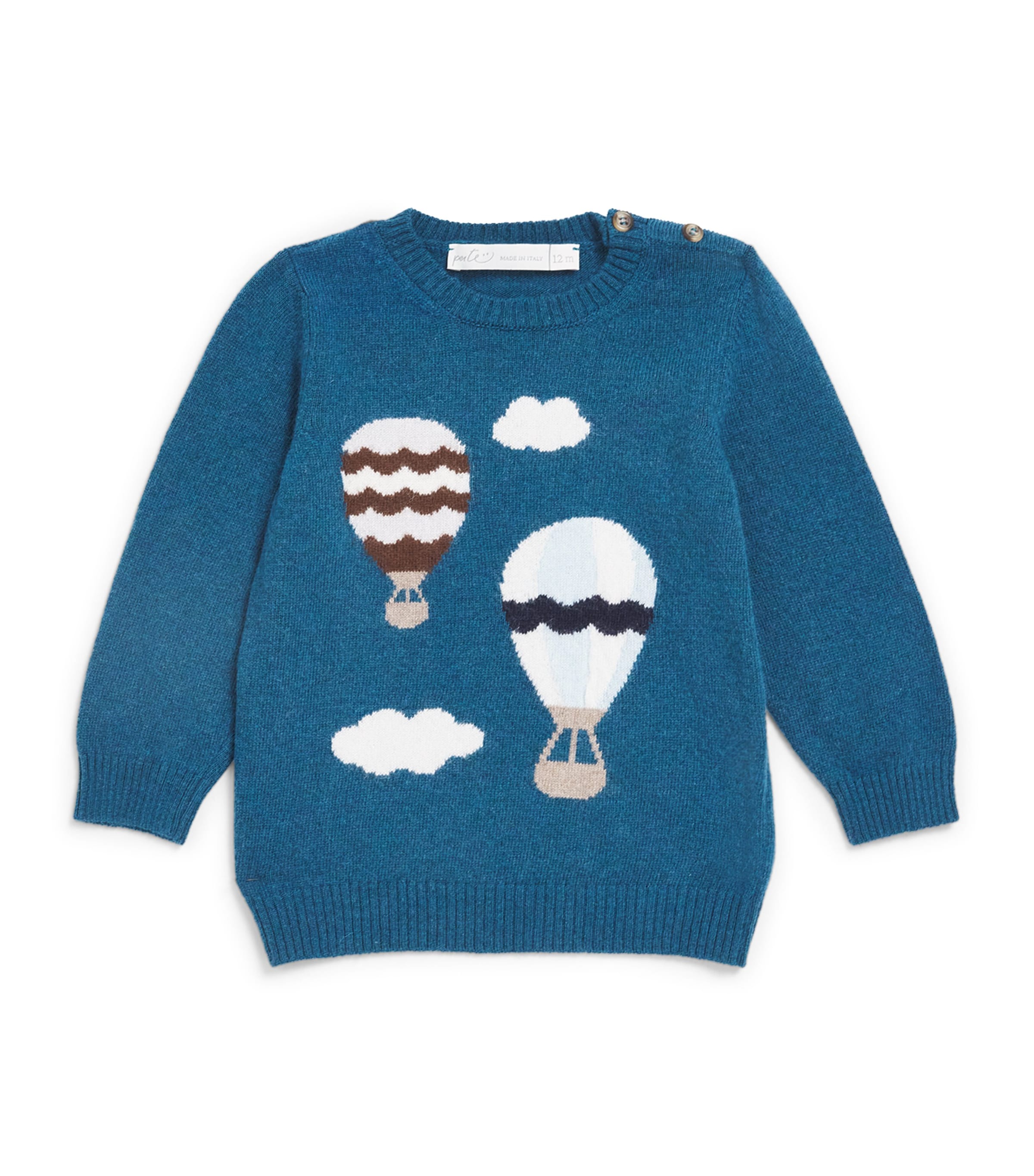 Per Te Hot Air Balloon Sweater (3 Months-4 Years) Ottanio