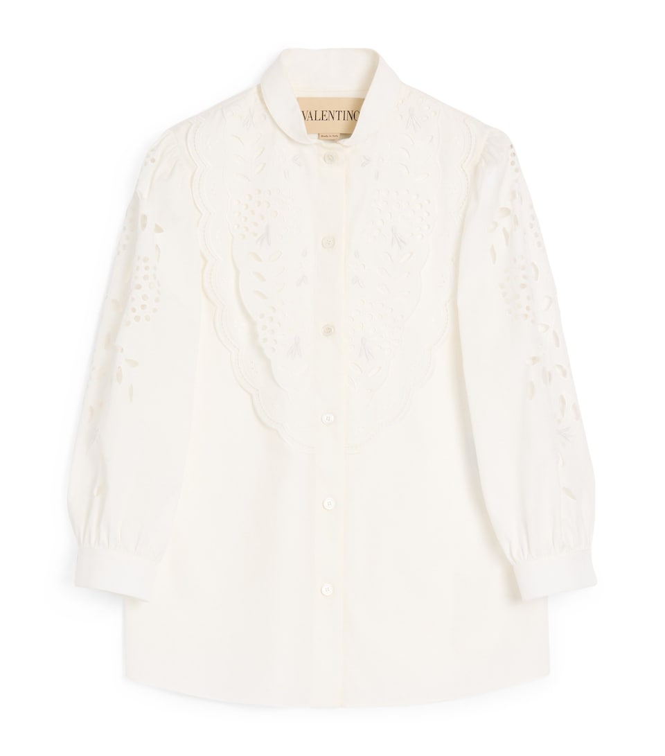 Cotton Cut-Out Shirt