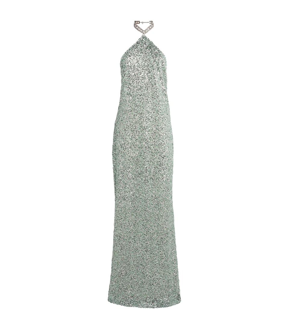 Sequin Poseidon Gown