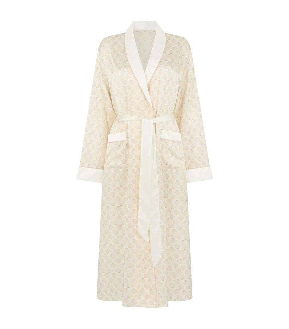 x Memo Press Small Mulberry Seashells Silk Robe
