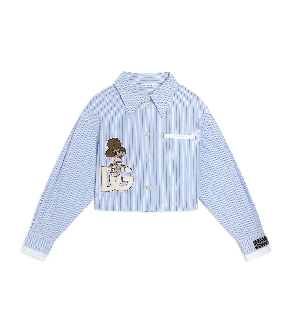 Dolce&Gabbana Kids Cotton Stripe Shirt (8-12+ Years) Striped