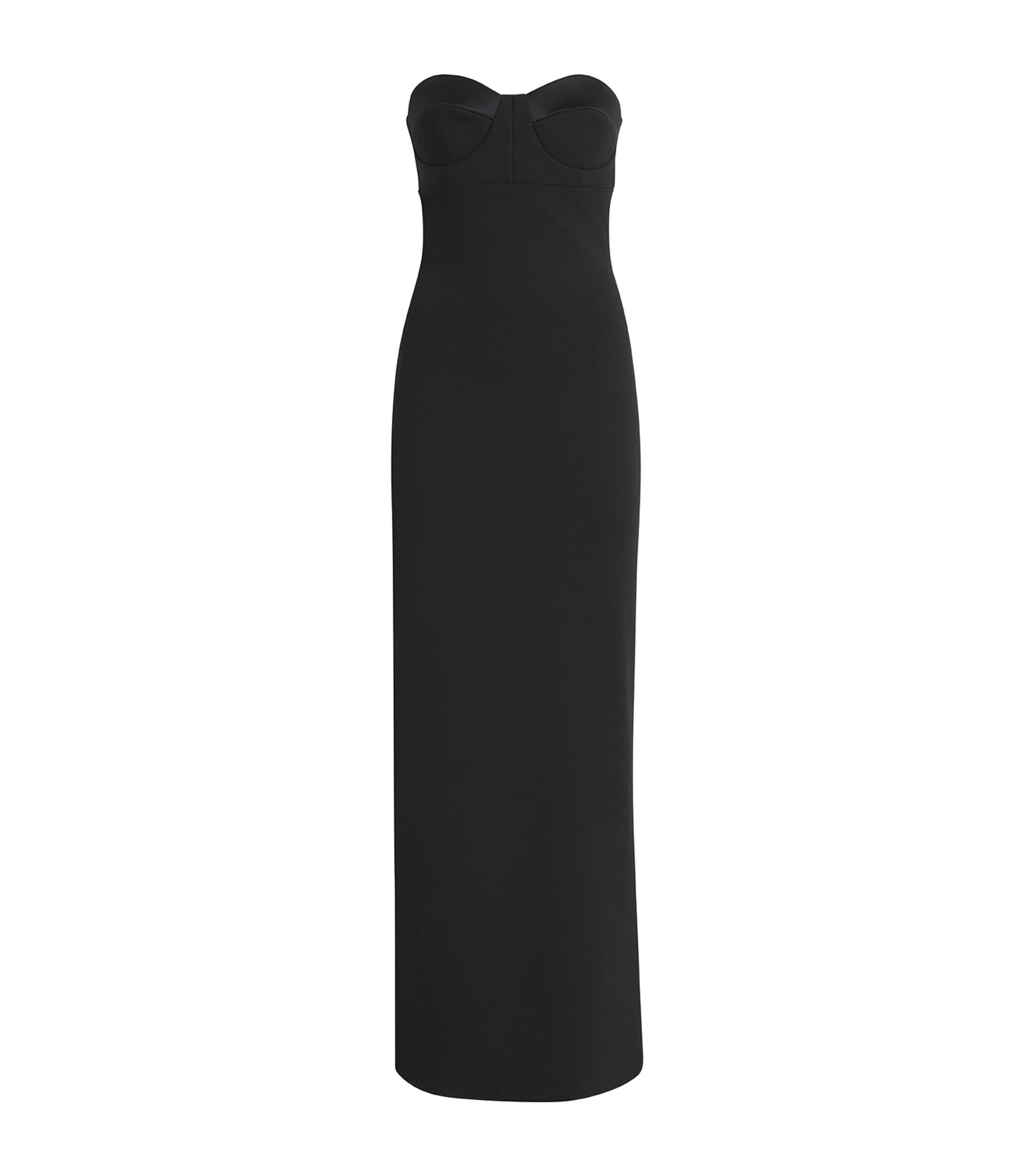 Solace London Womens Crepe Keaton Maxi Dress Black