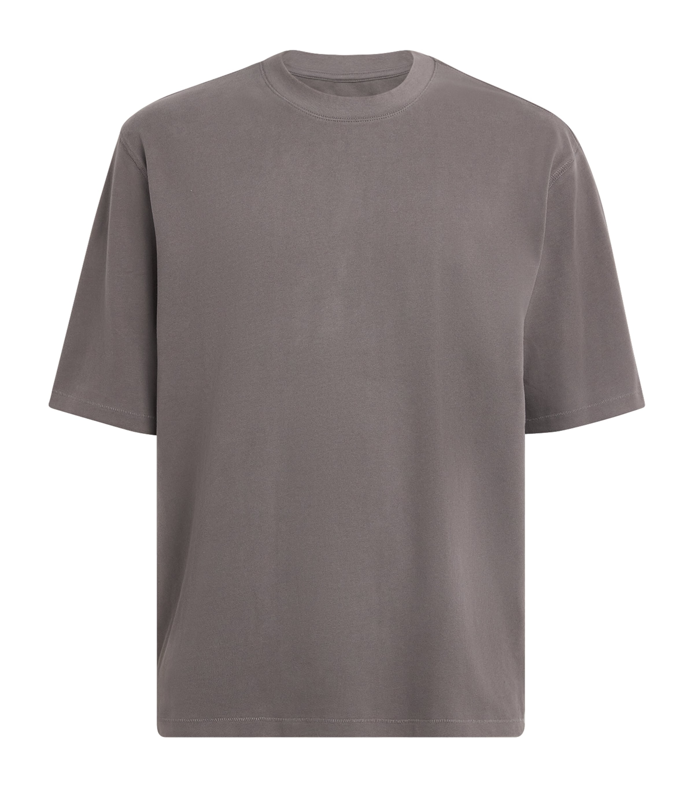 Wax London Mens Organic Cotton Milton T-Shirt Charcoal