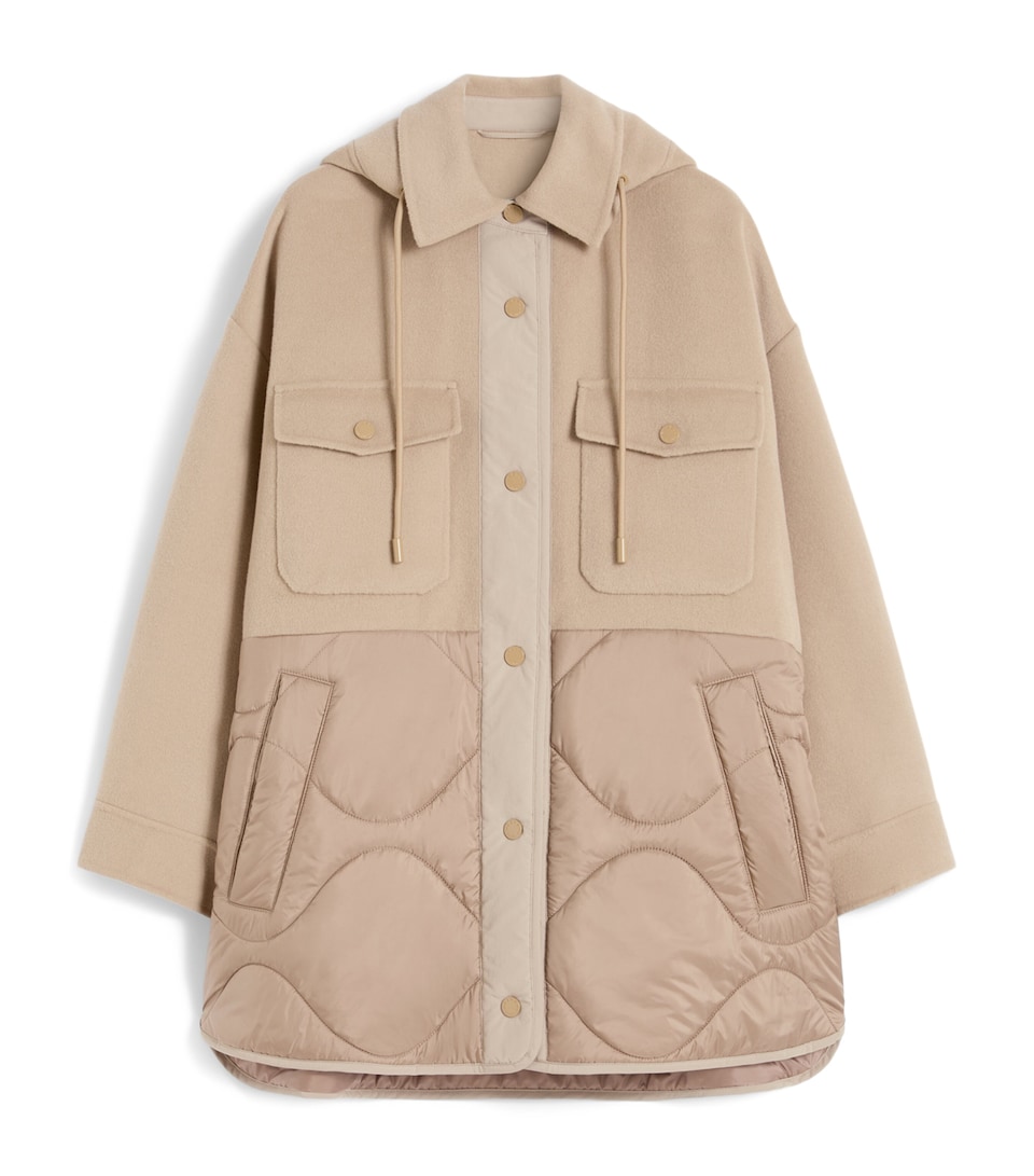 Wool-Blend Quilted Jacket