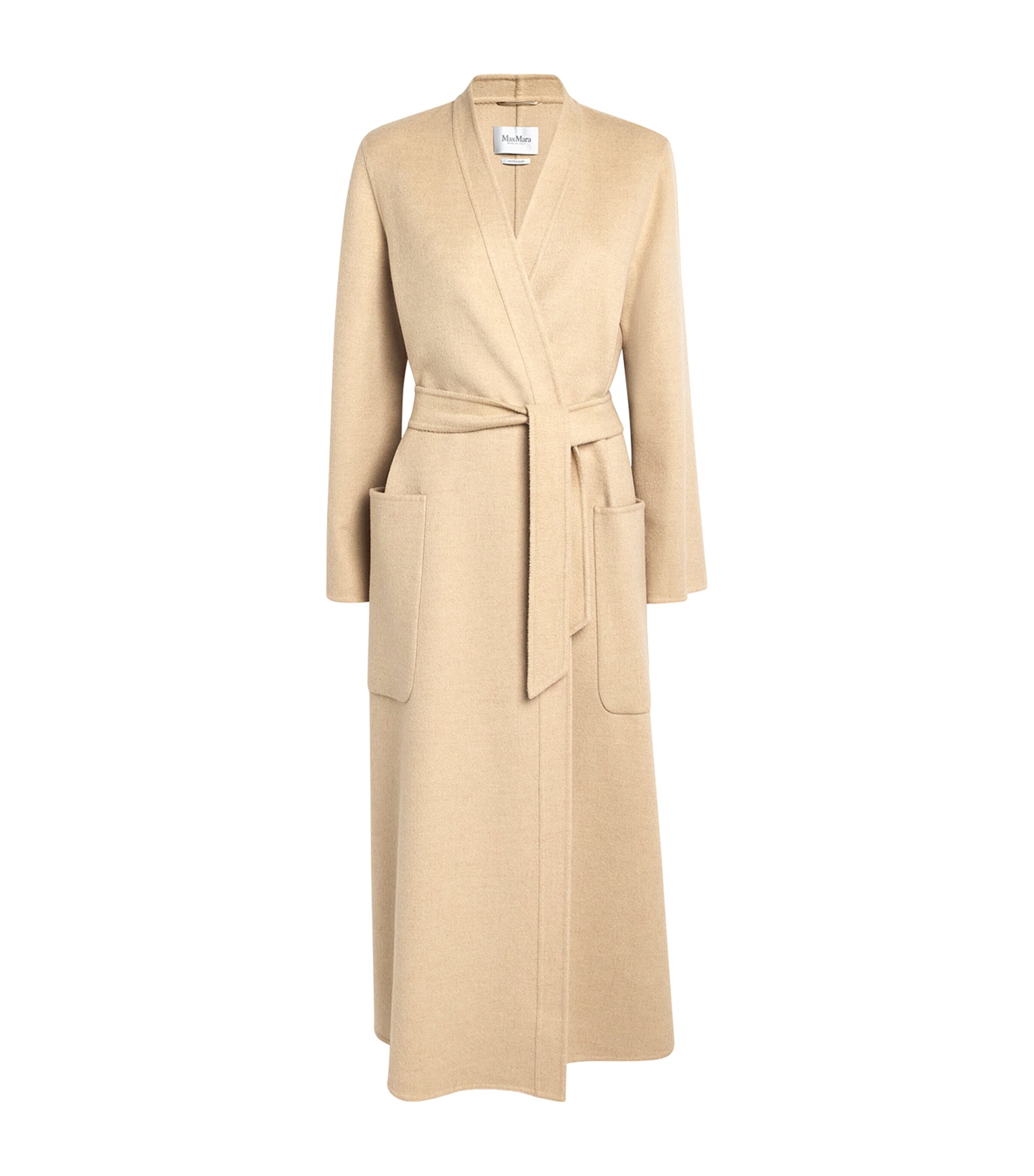 Max Mara Wool Hooded Wrap Coat | Harrods US