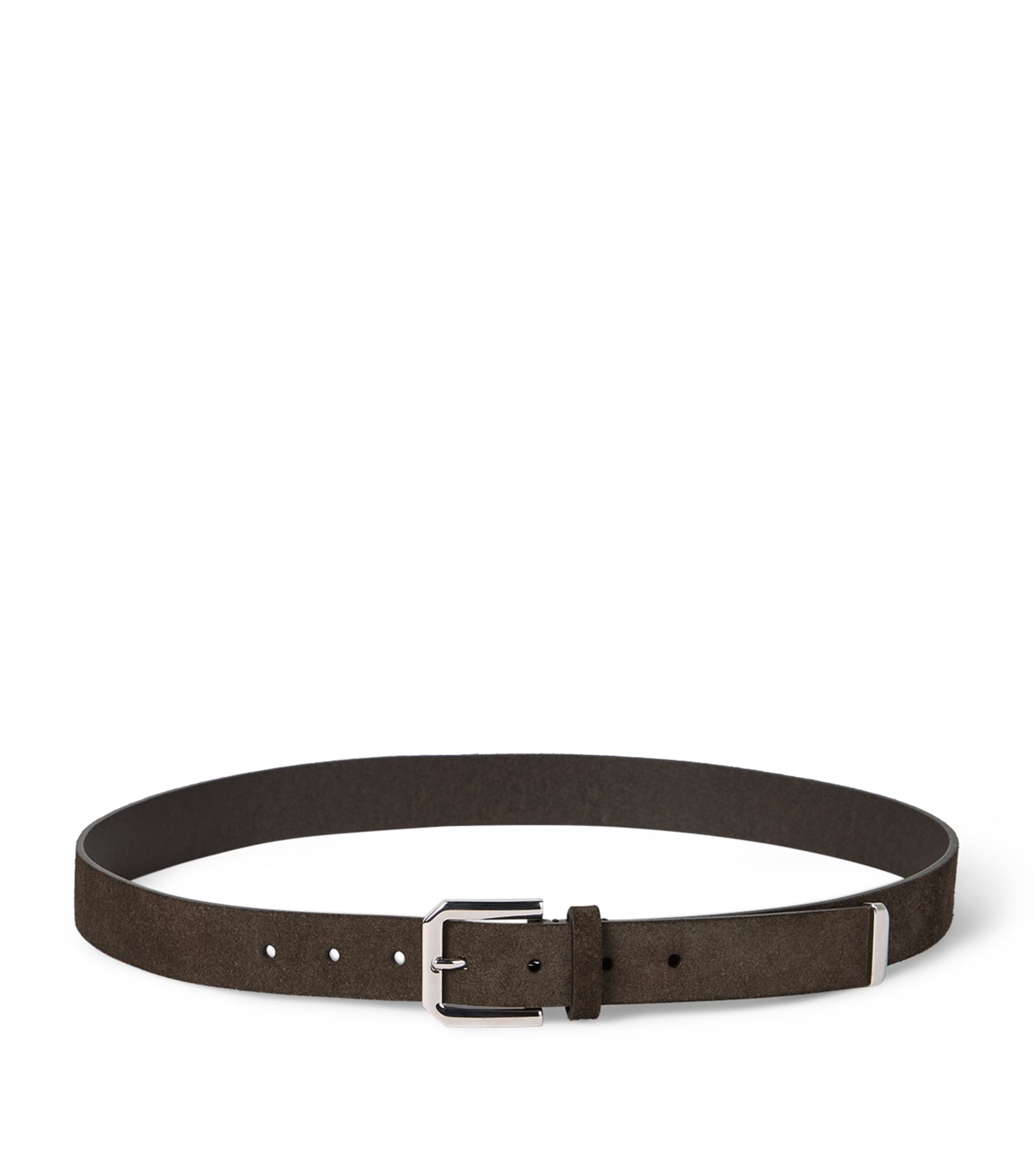 Reversed Leather Buckle Belt