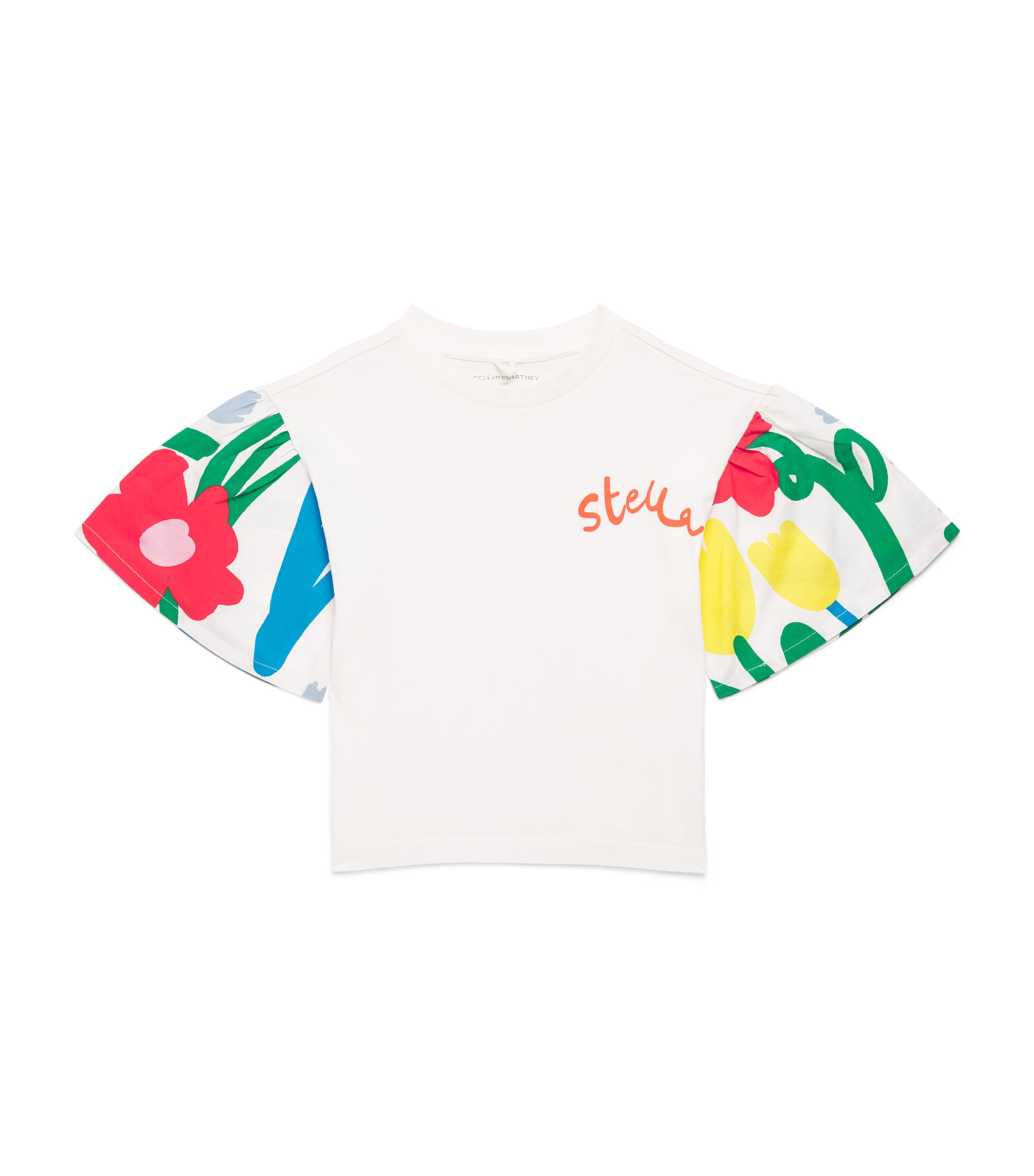 Stella McCartney Kids Contrast-Sleeve T-Shirt (2-14+ Years)