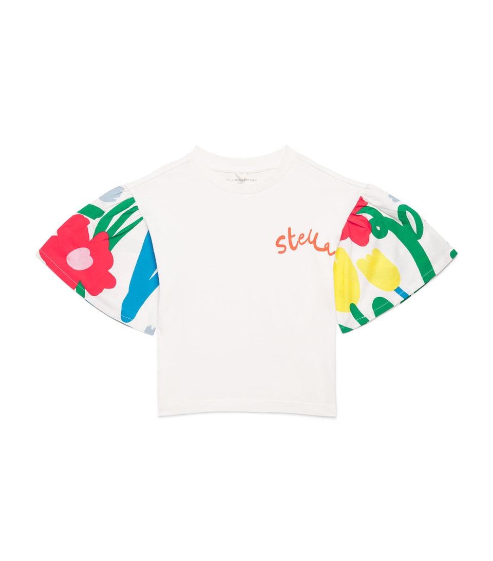 Stella McCartney Kids Contrast-Sleeve T-Shirt (2-14+ Years)