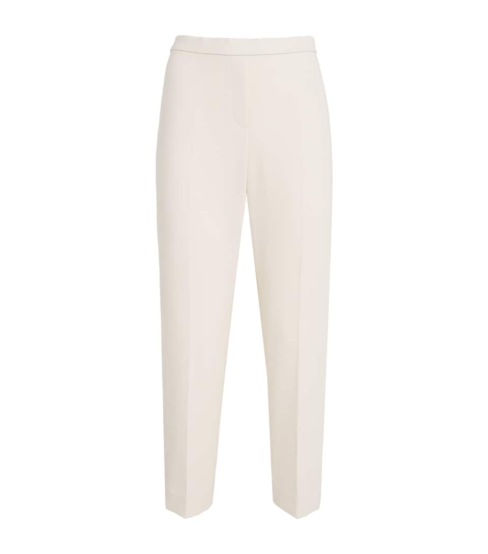 Theory Womens Cropped Tailored Trousers Rice