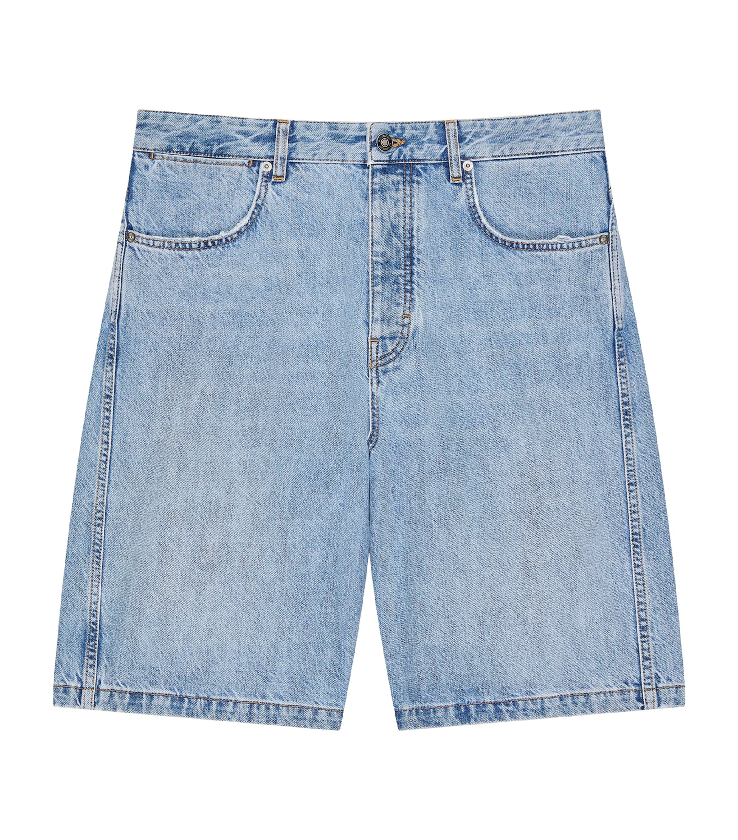 Givenchy Mens Couture Seam Denim Shorts
