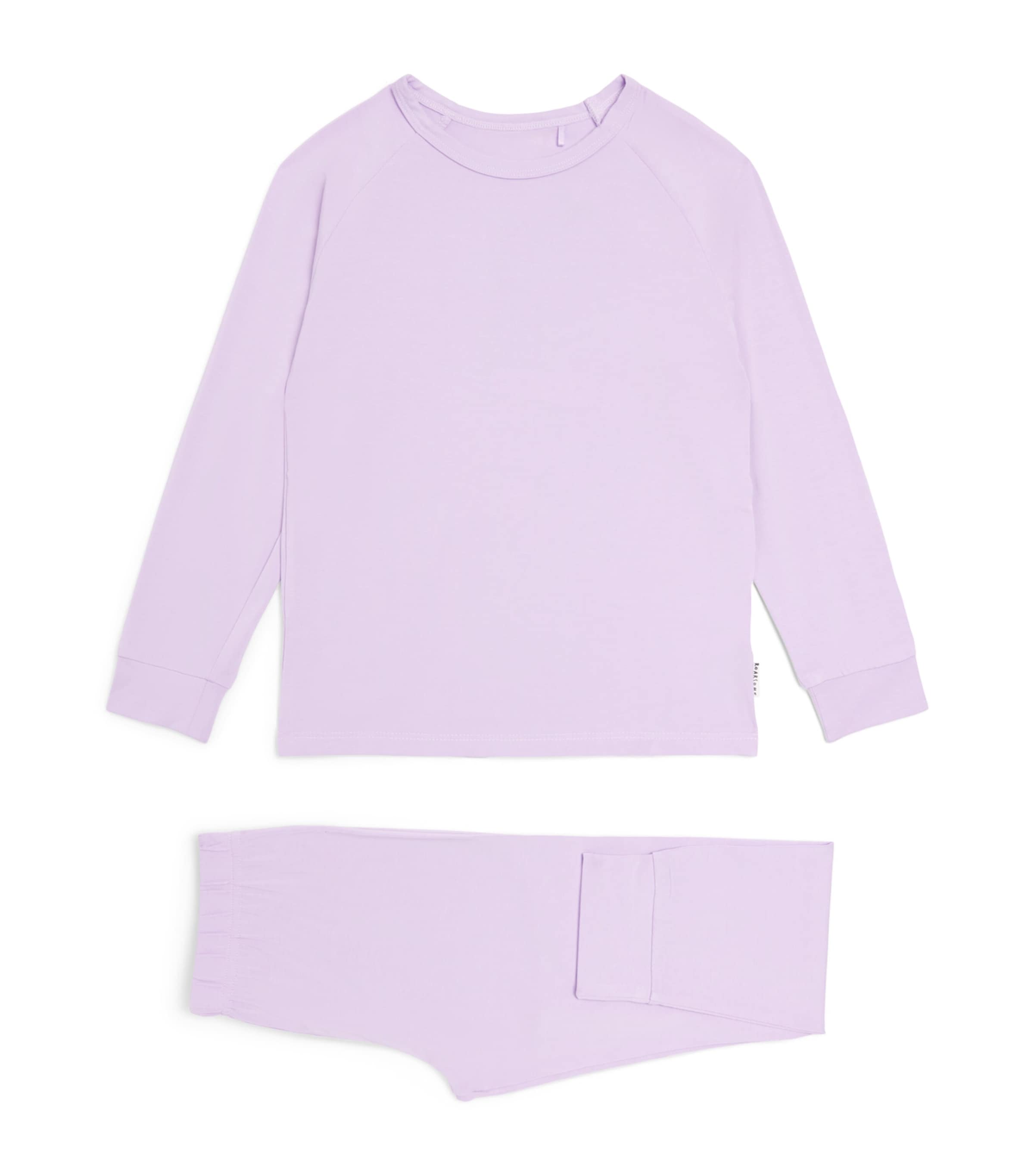 Roarsome Bamboo-Blend Base Layer T-Shirt and Trousers Set (2-10 Years) Purple