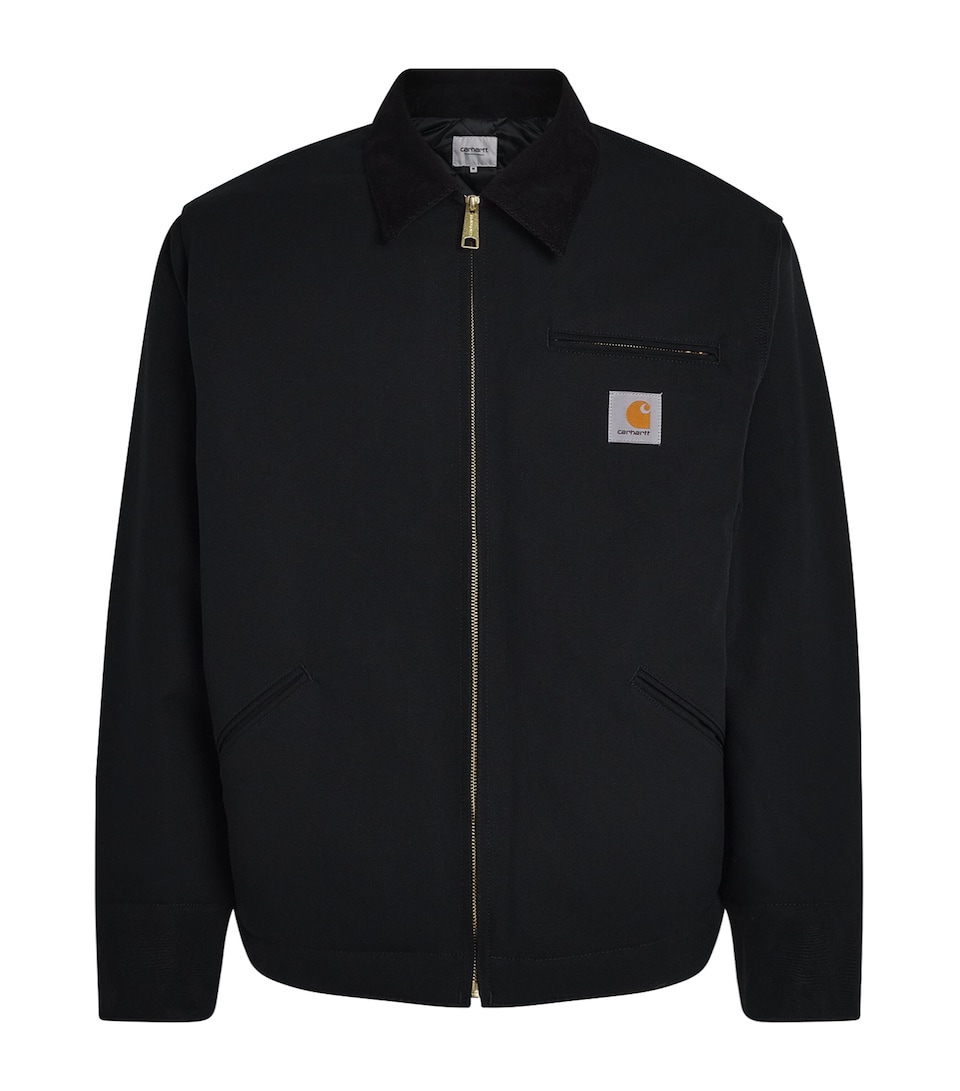 Carhartt WIP Mens Cotton Canvas Detroit Jacket Black/black
