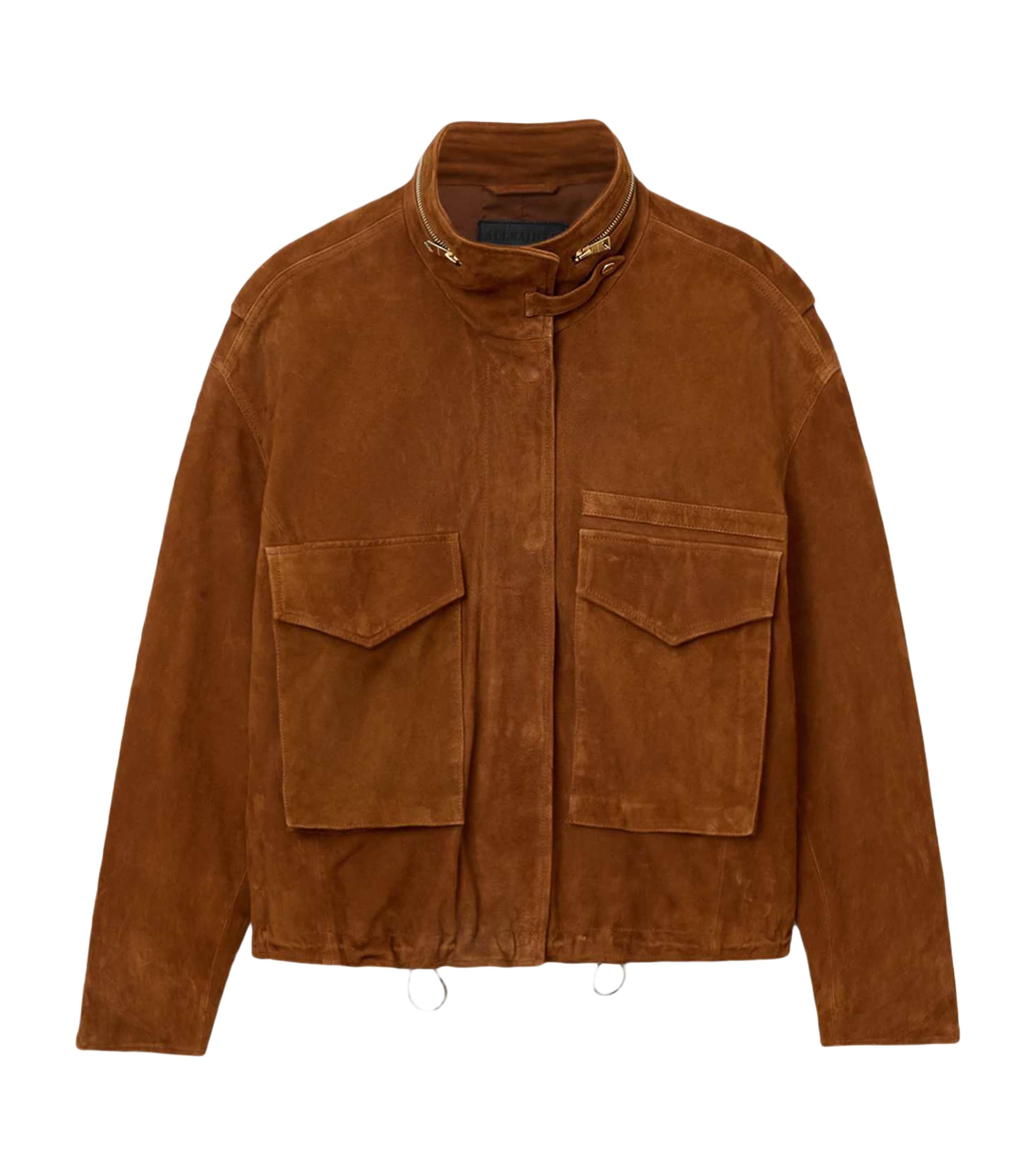 Suede Clay Bomber Jacket