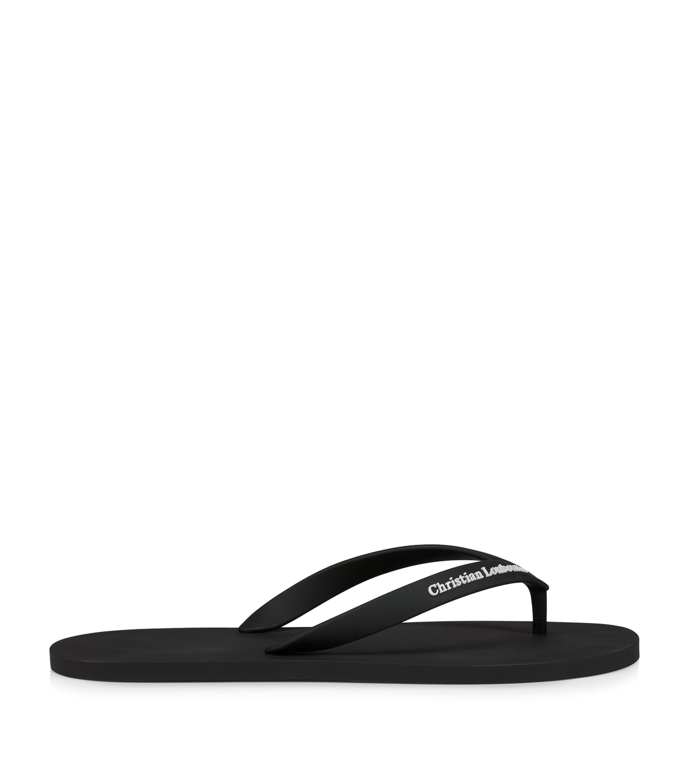 Christian Louboutin The Christian Louboutin Summer Flat Rubber Sandals