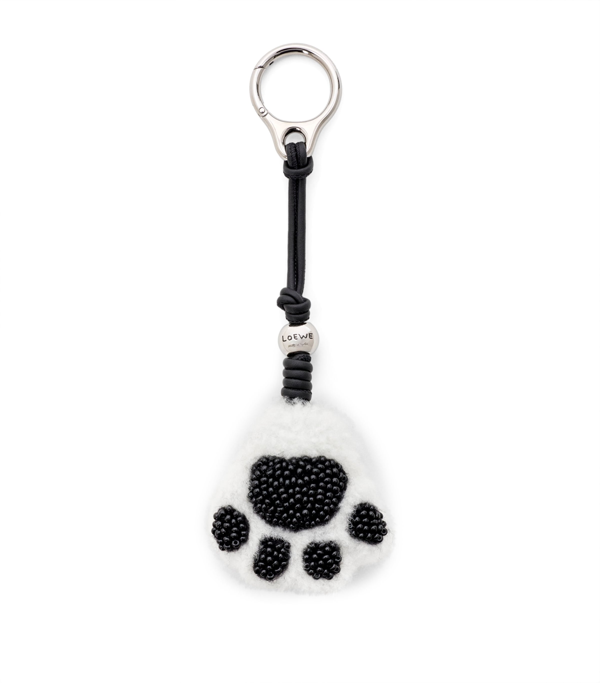 LOEWE Paw Charm Black/white