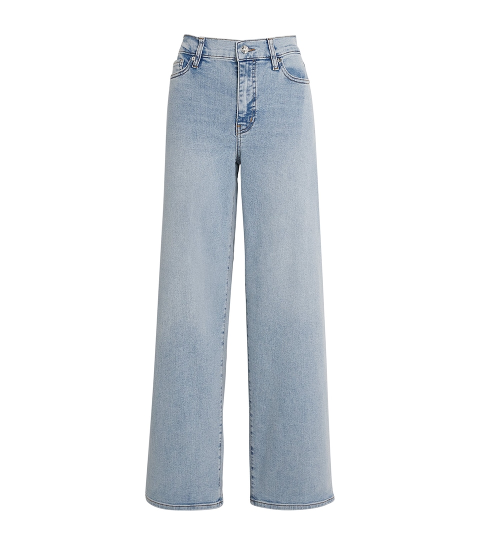 Le Slim Palazzo Wide-Leg Jeans