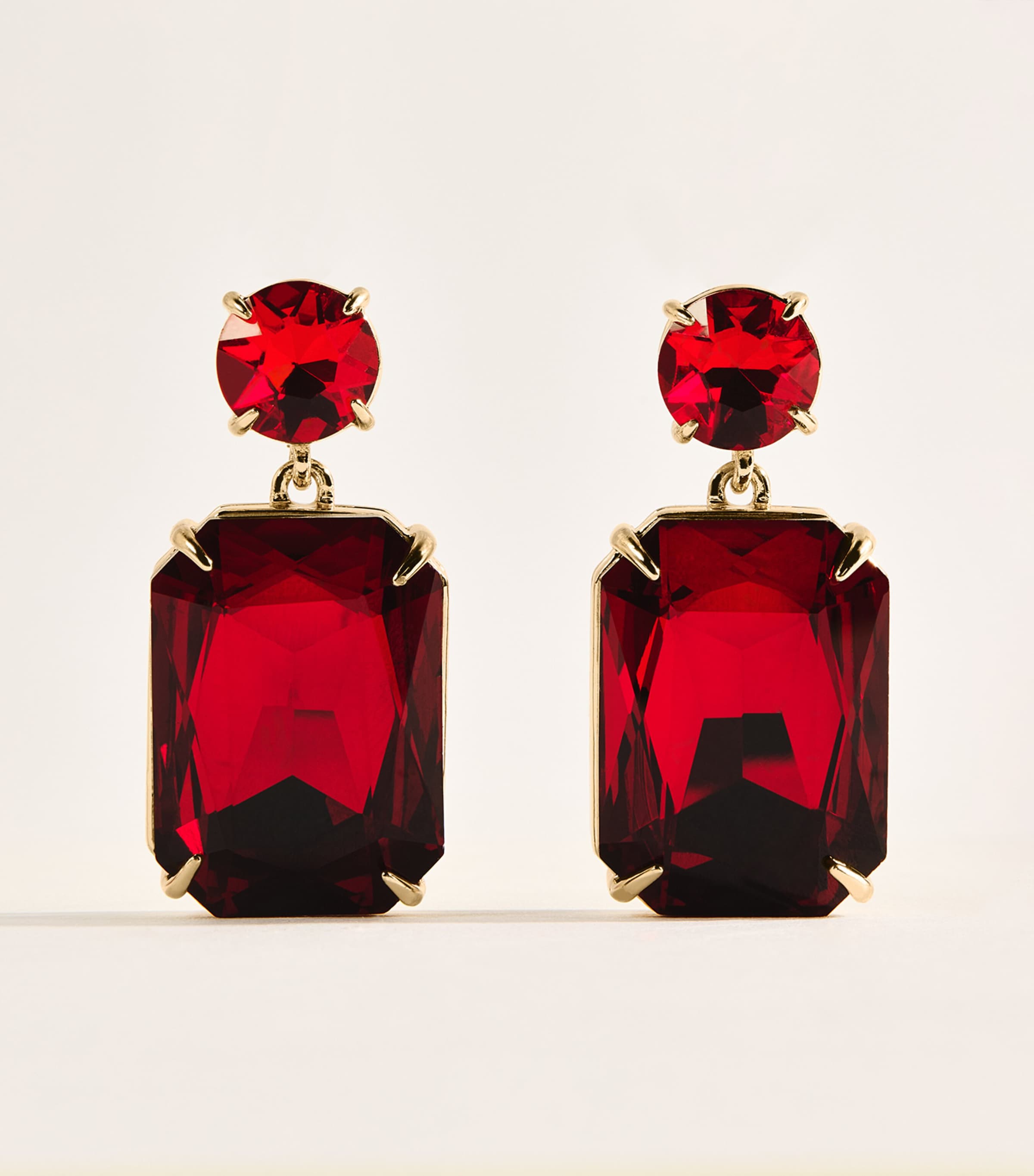 Carolina Herrera Crystal Riviere Drop Earrings Rioja