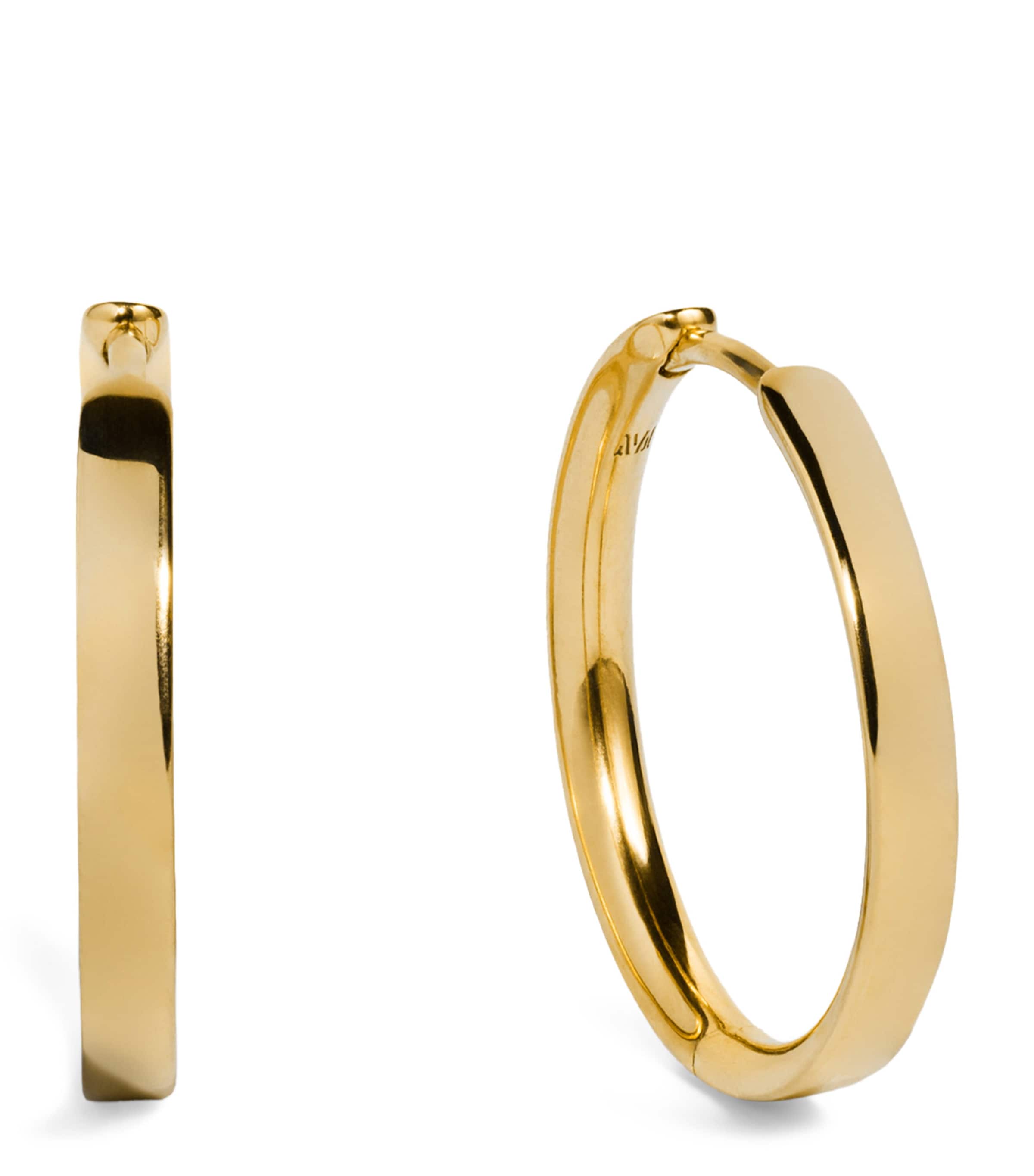 Monica Vinader Small Gold Vermeil Hoop Earrings Gold