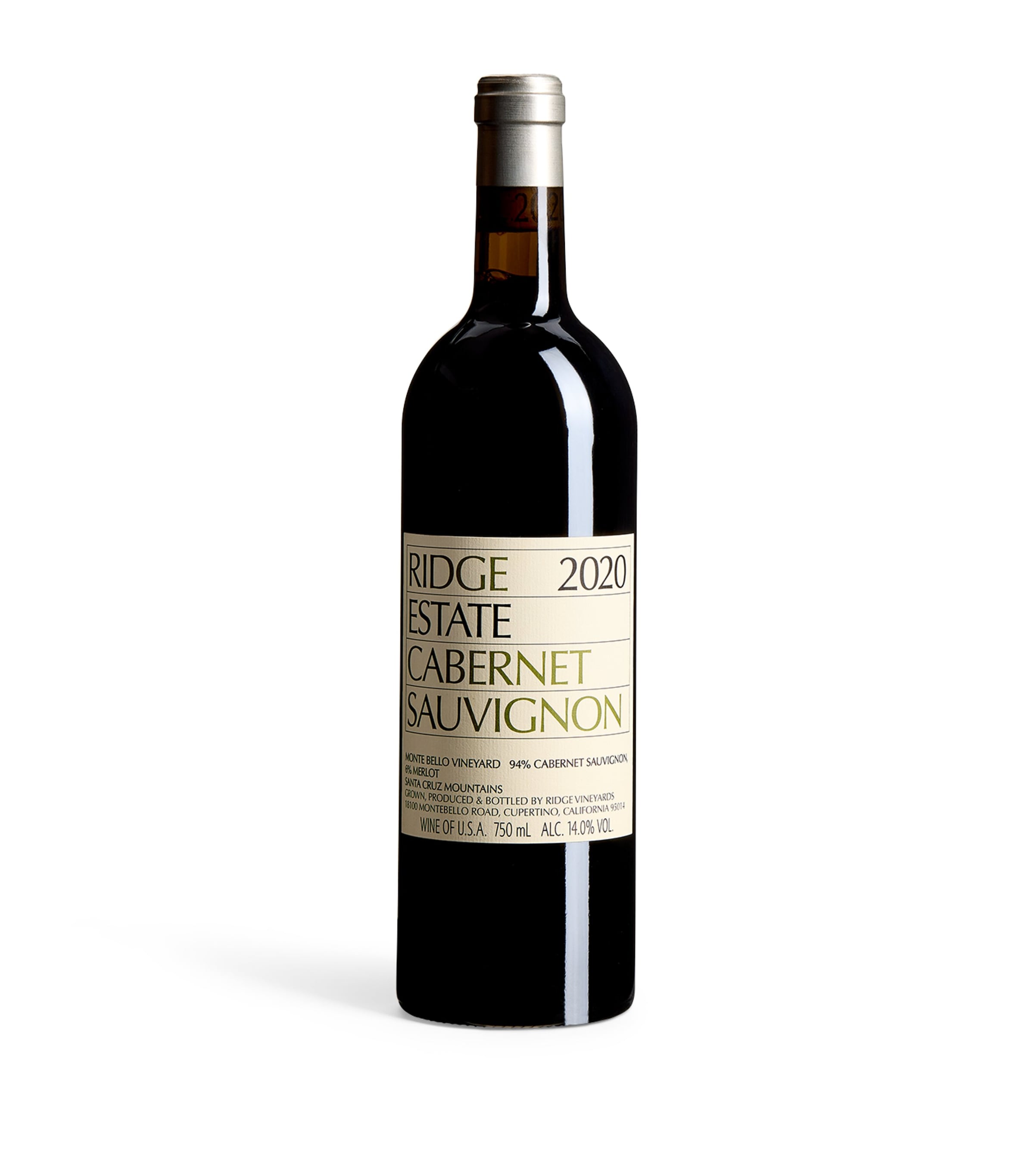 Ridge Estate Cabernet Sauvignon 2020 (75cl) - California, USA