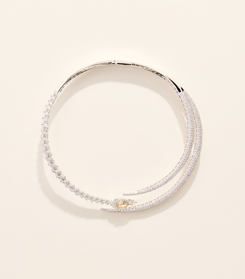 Yeprem White Gold and Diamond Reign Supreme Necklace White Gold