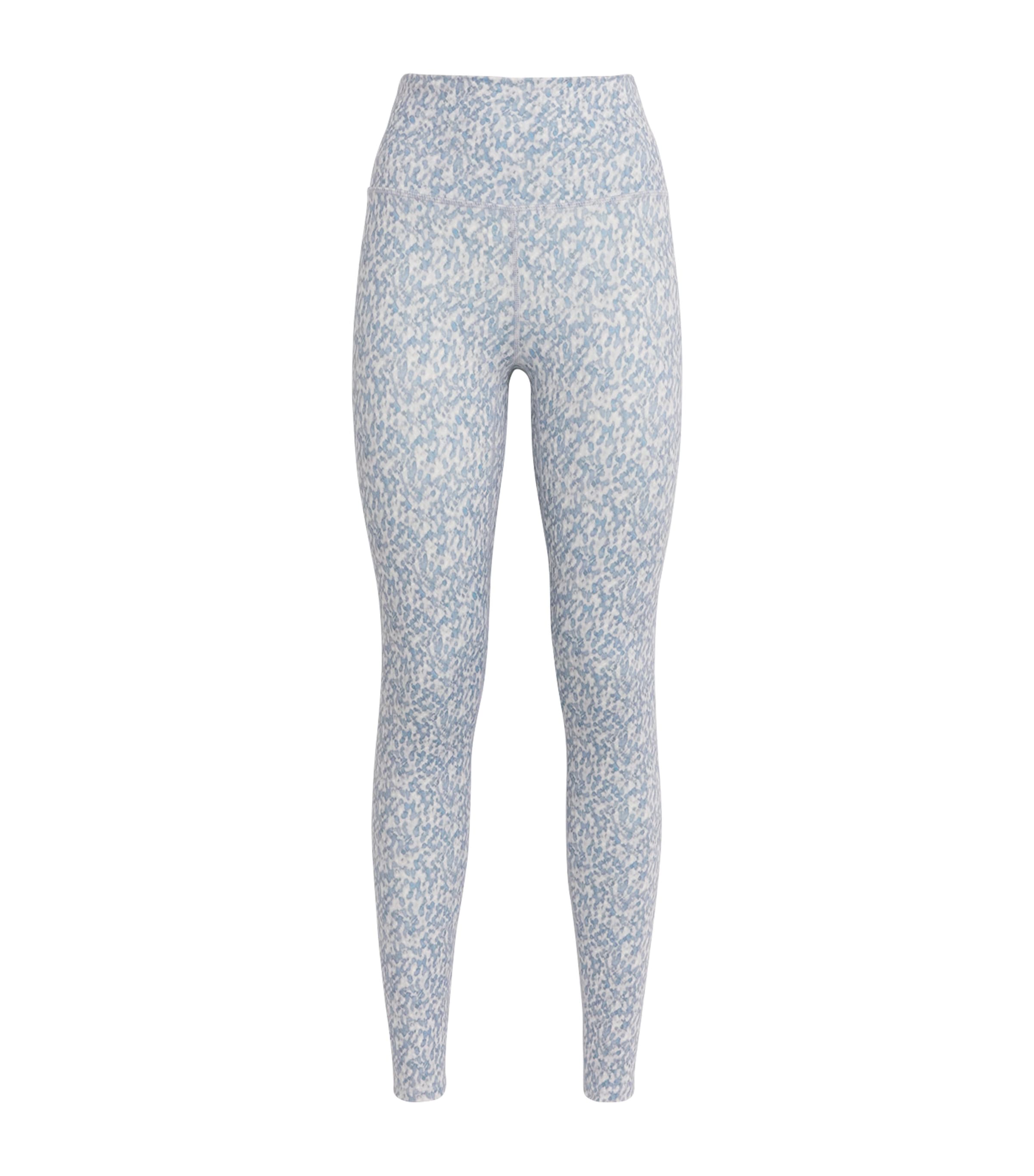Varley Womens FreeSoft High-Rise Sports Leggings Ocean Flicker