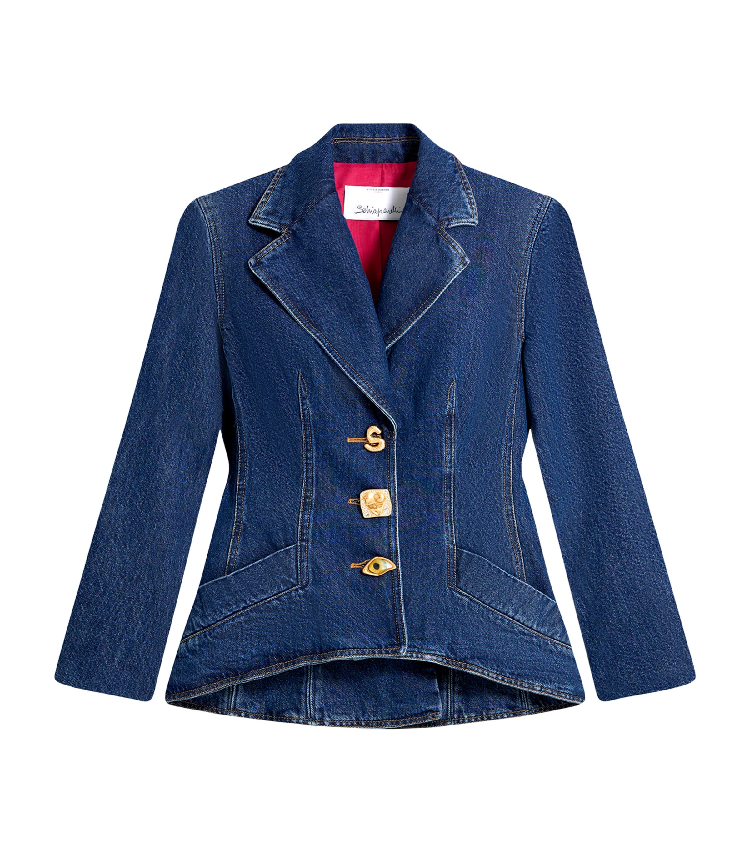 Denim Basque Blazer