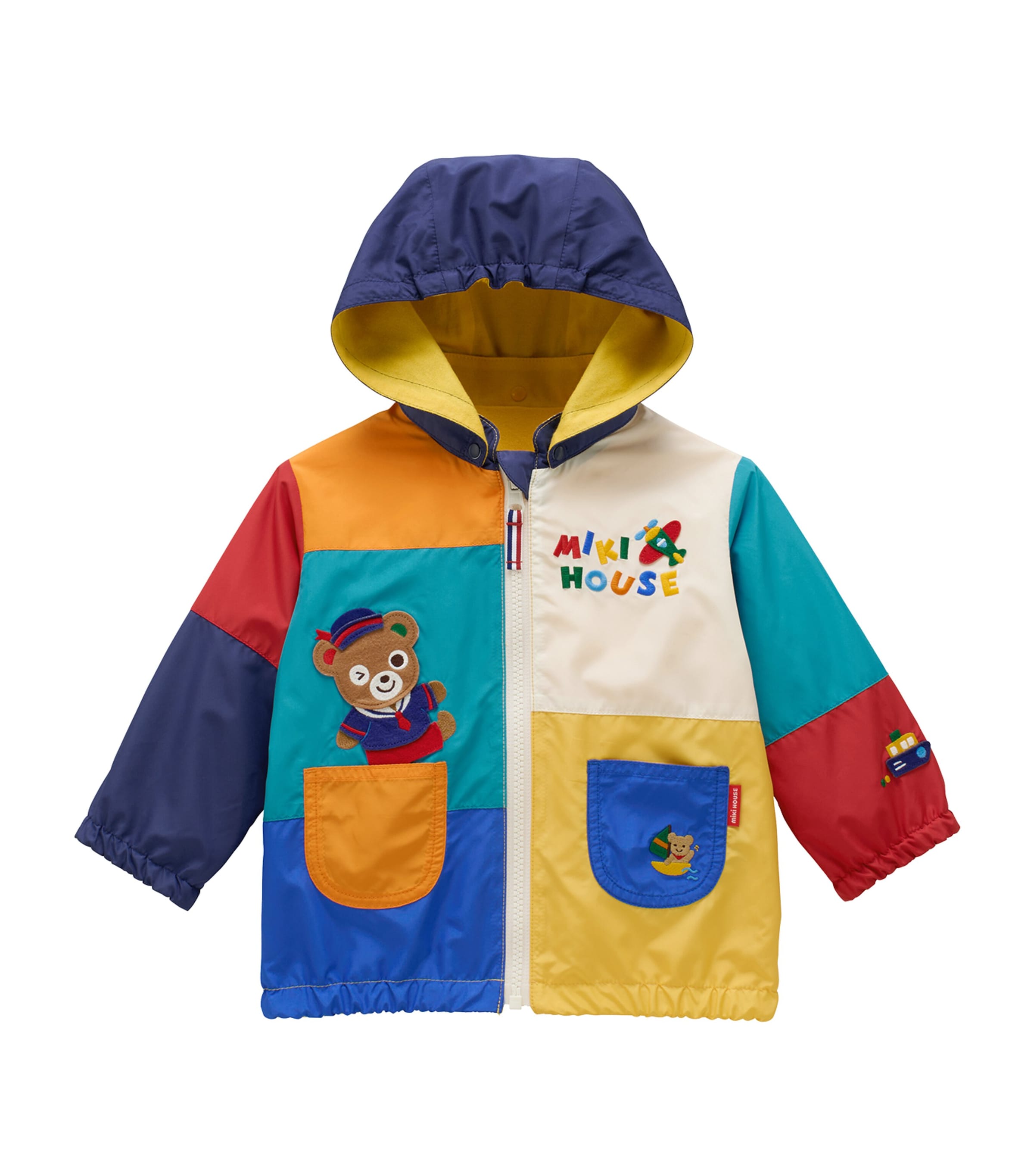 Miki House Reversible Pucchi Logo Windbreaker Coat (2-7 Years)