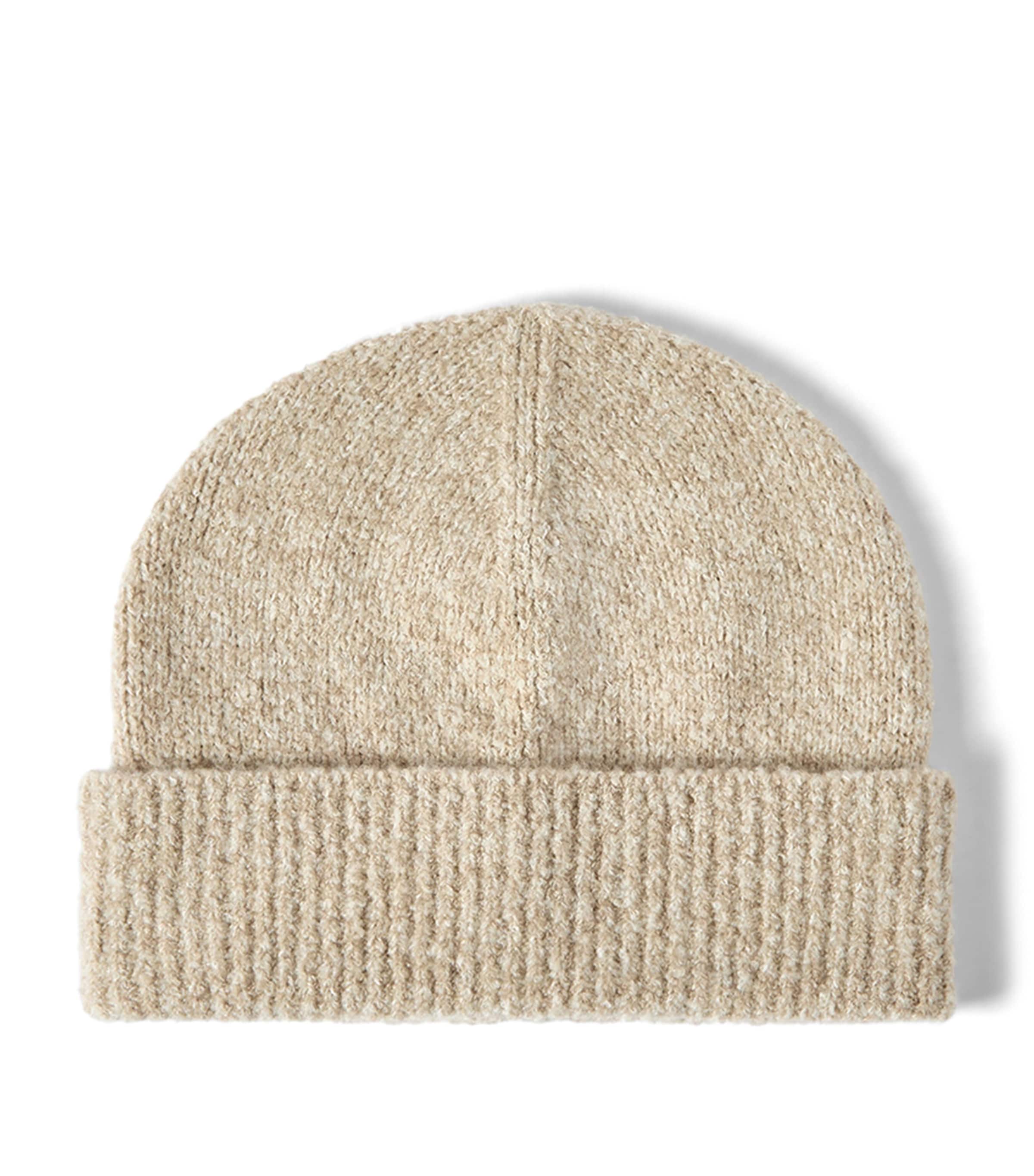 Brunello Cucinelli Wool-Silk Ribbed Beanie