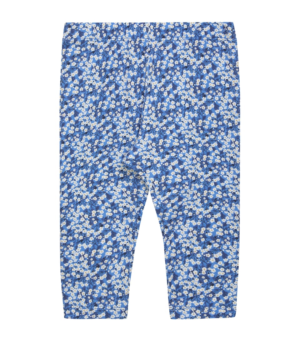 Trotters Mitsi Floral Leggings (3-24 Months) Blue