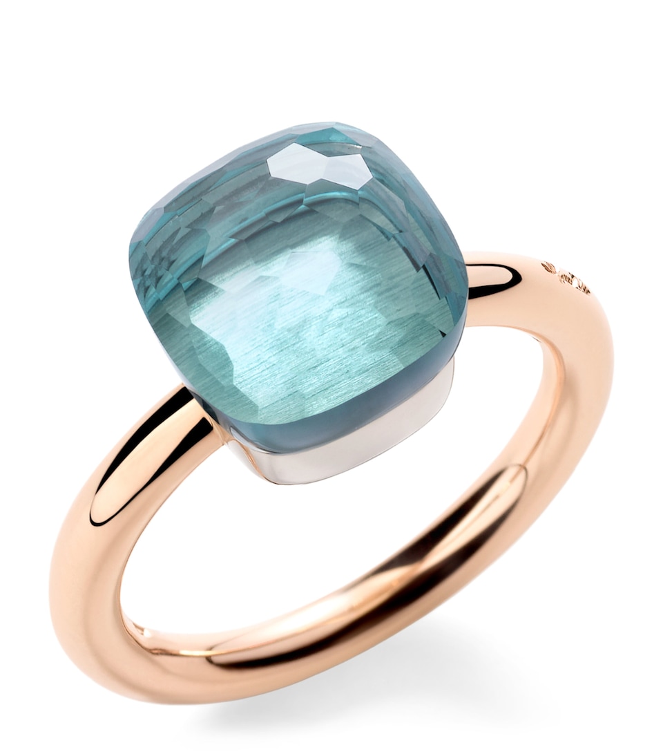 Pomellato Blue Topaz Nudo Classic Ring