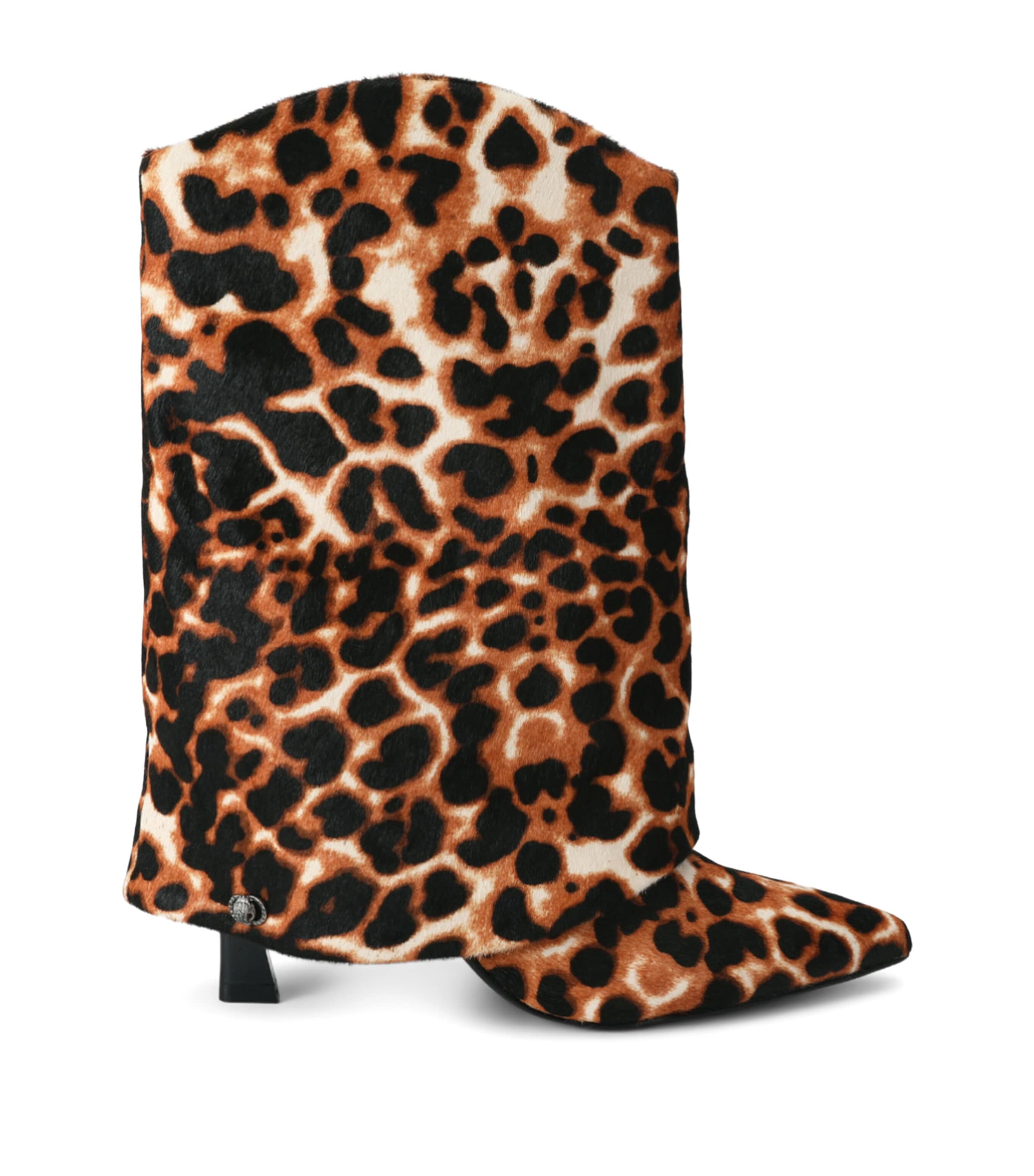 Kurt Geiger London Calf Hair Candy Gaiter Boots Camel/oth