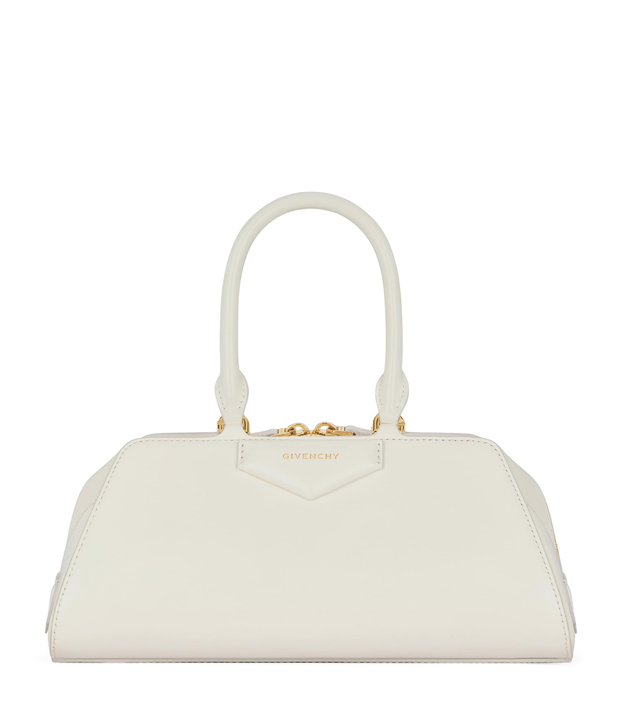 Small Leather Antigona Cube East-West Top-Handle Bag