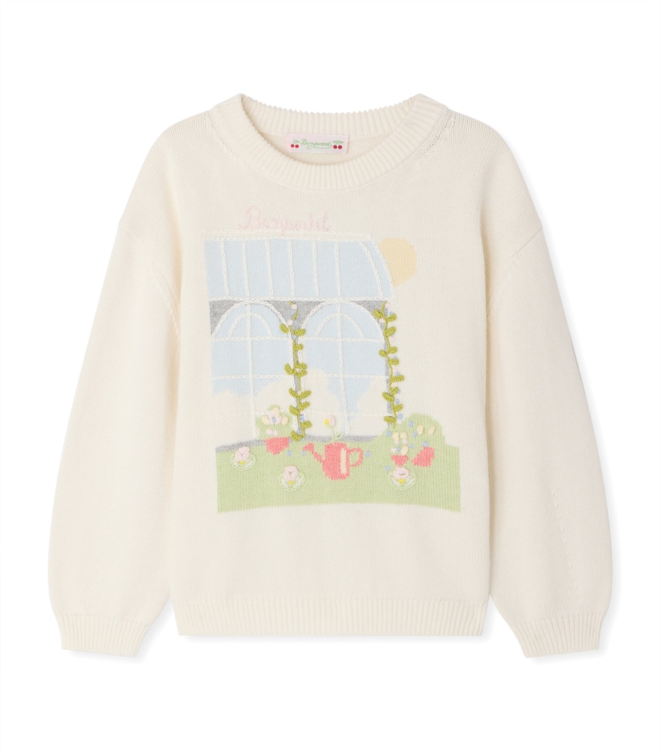 Cotton-Cashmere Sweater (10-14 Years)