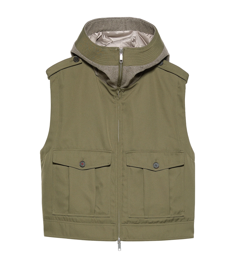 MAX&Co. Womens Utility Gilet Kaki
