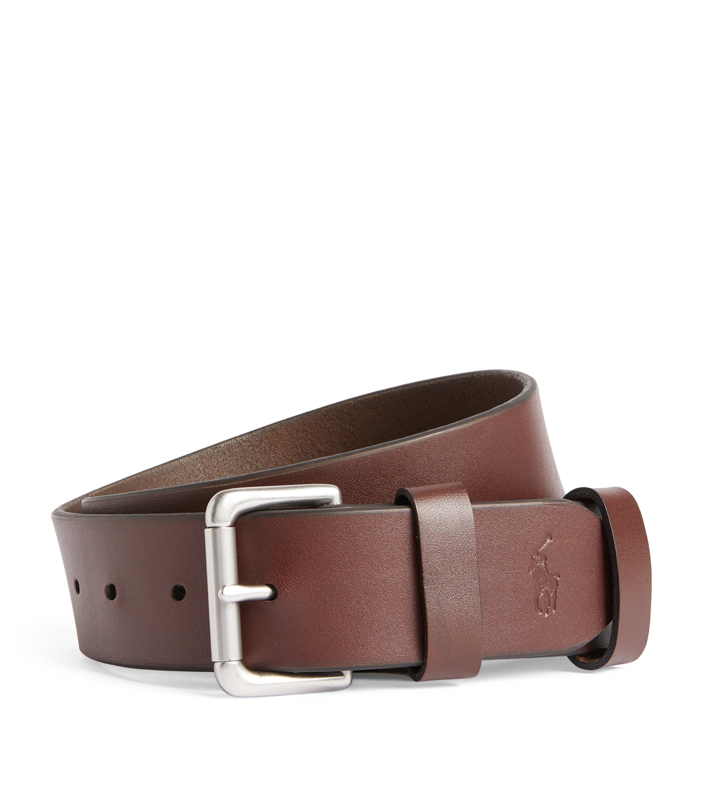 Leather Roller Buckle Belt