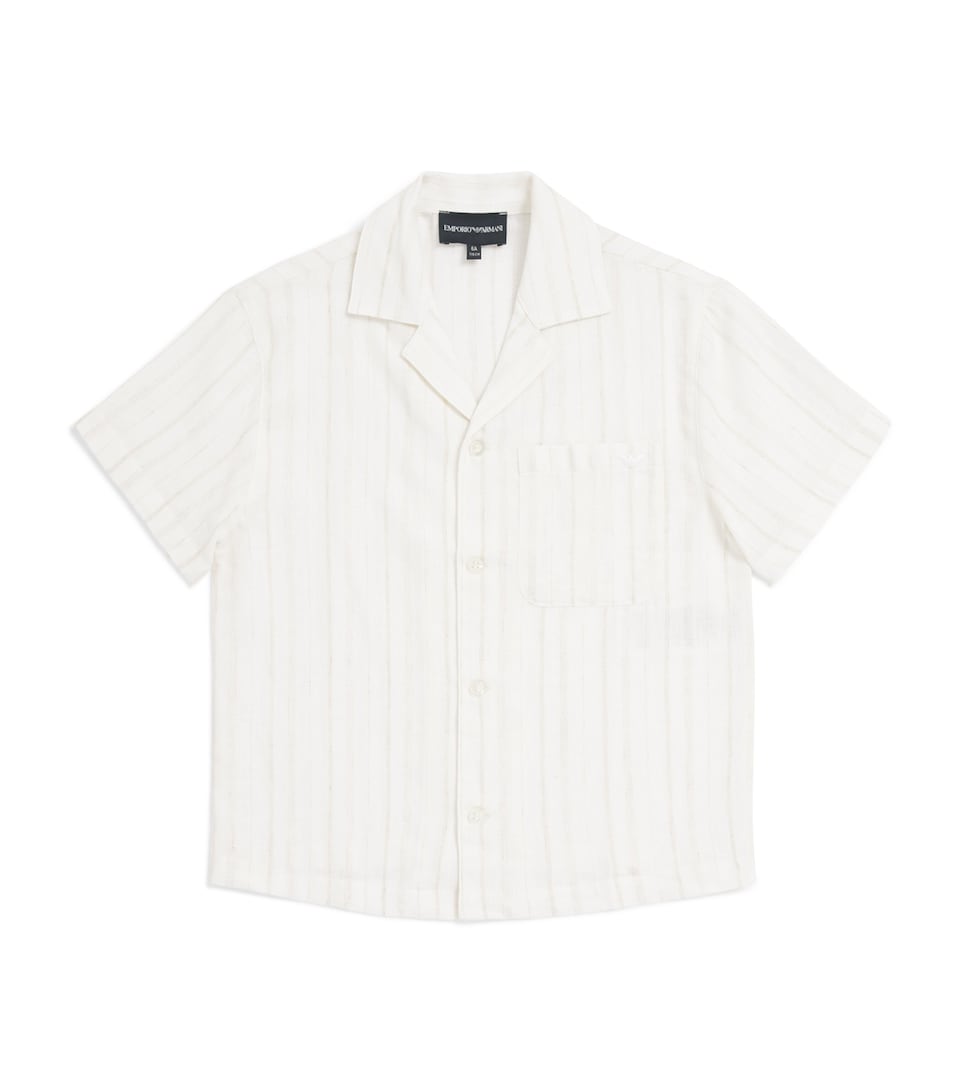Cotton-Linen Stripe Shirt (4-16 Years)