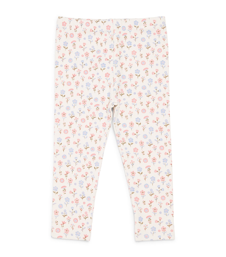 Organic Cotton-Blend Ribbed Leggings (12-36 Months)