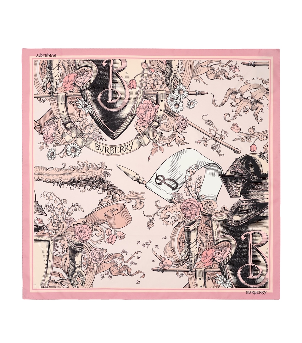 Silk Etched Knight Scarf