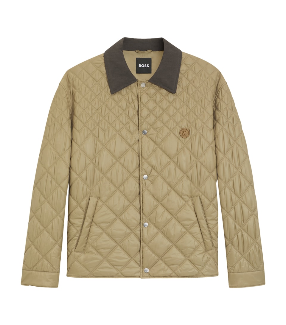 Water-Repellent Quilted Field Jacket