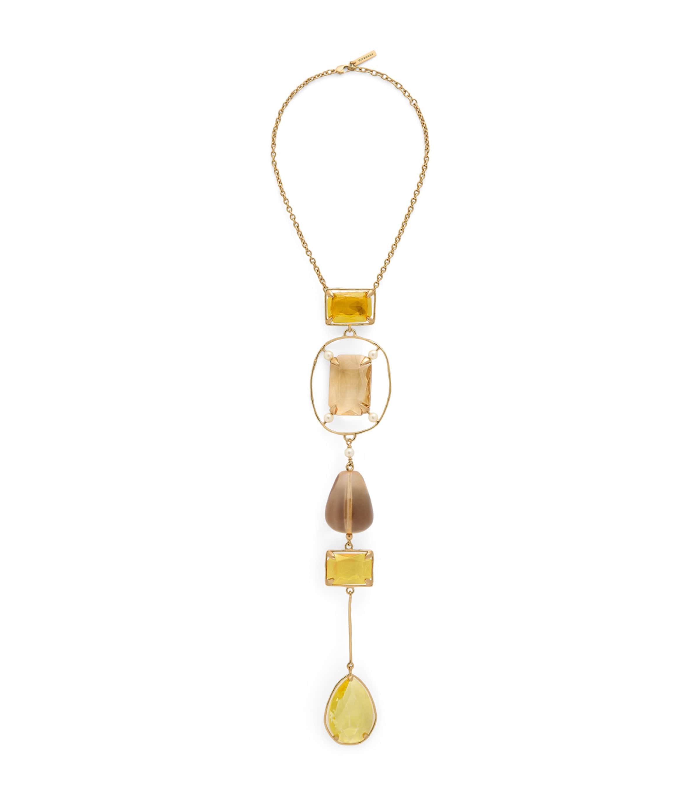 Givenchy Crystal Rainbow Drop Necklace