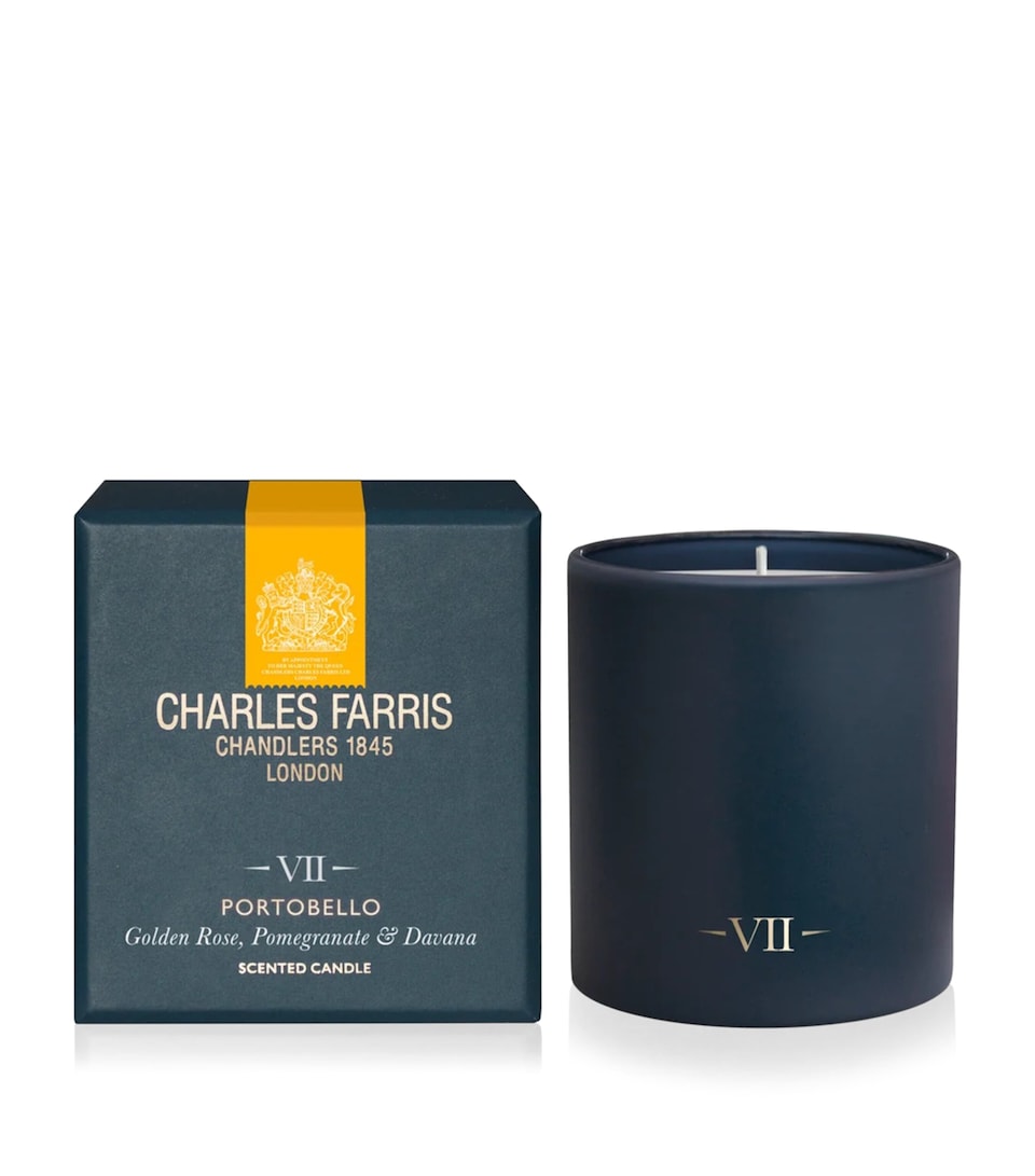 Charles Farris Portobello Scented Candle (640g) Navy