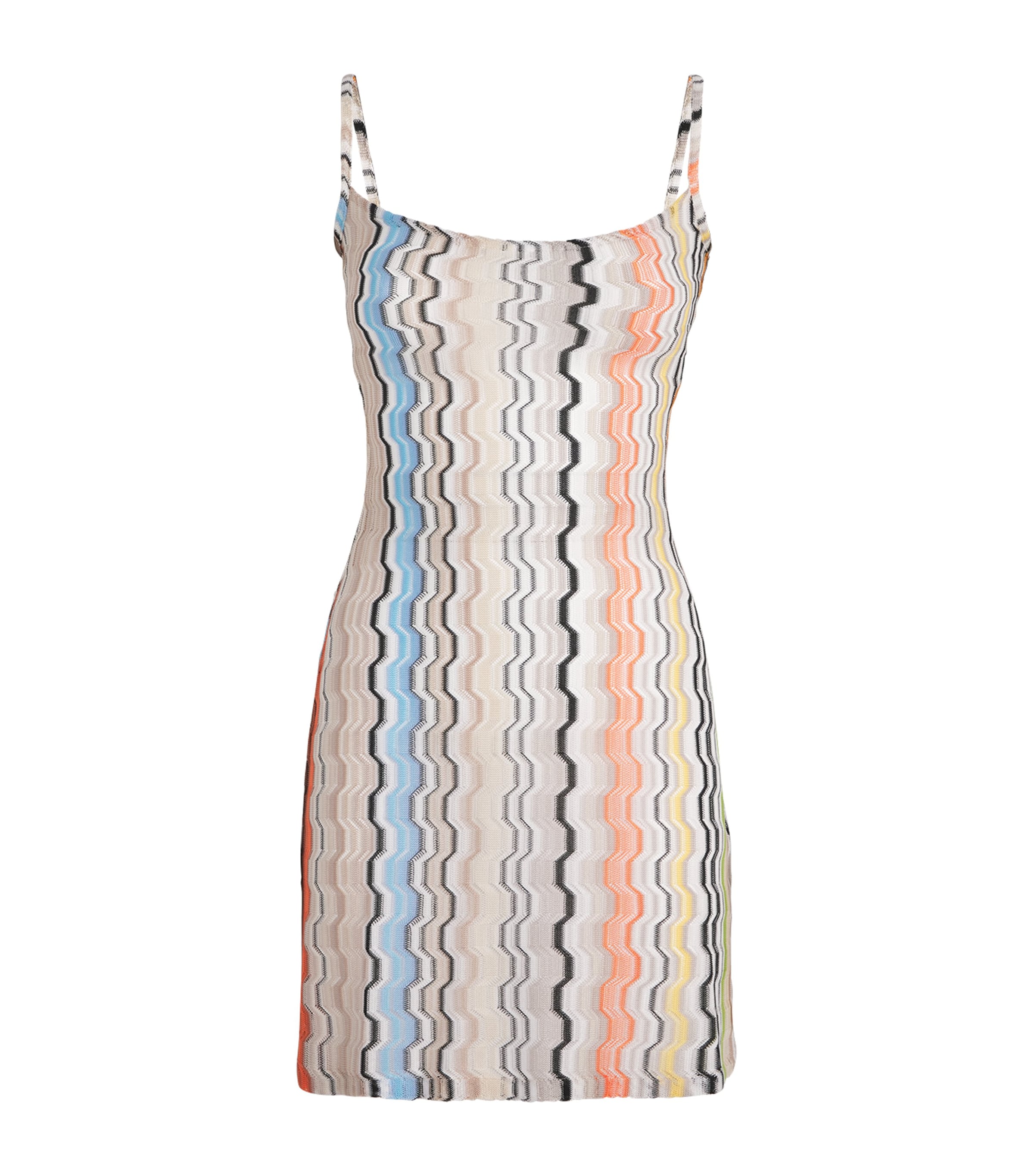 Missoni Womens Zigzag Mini Dress Smsnp Multicolor