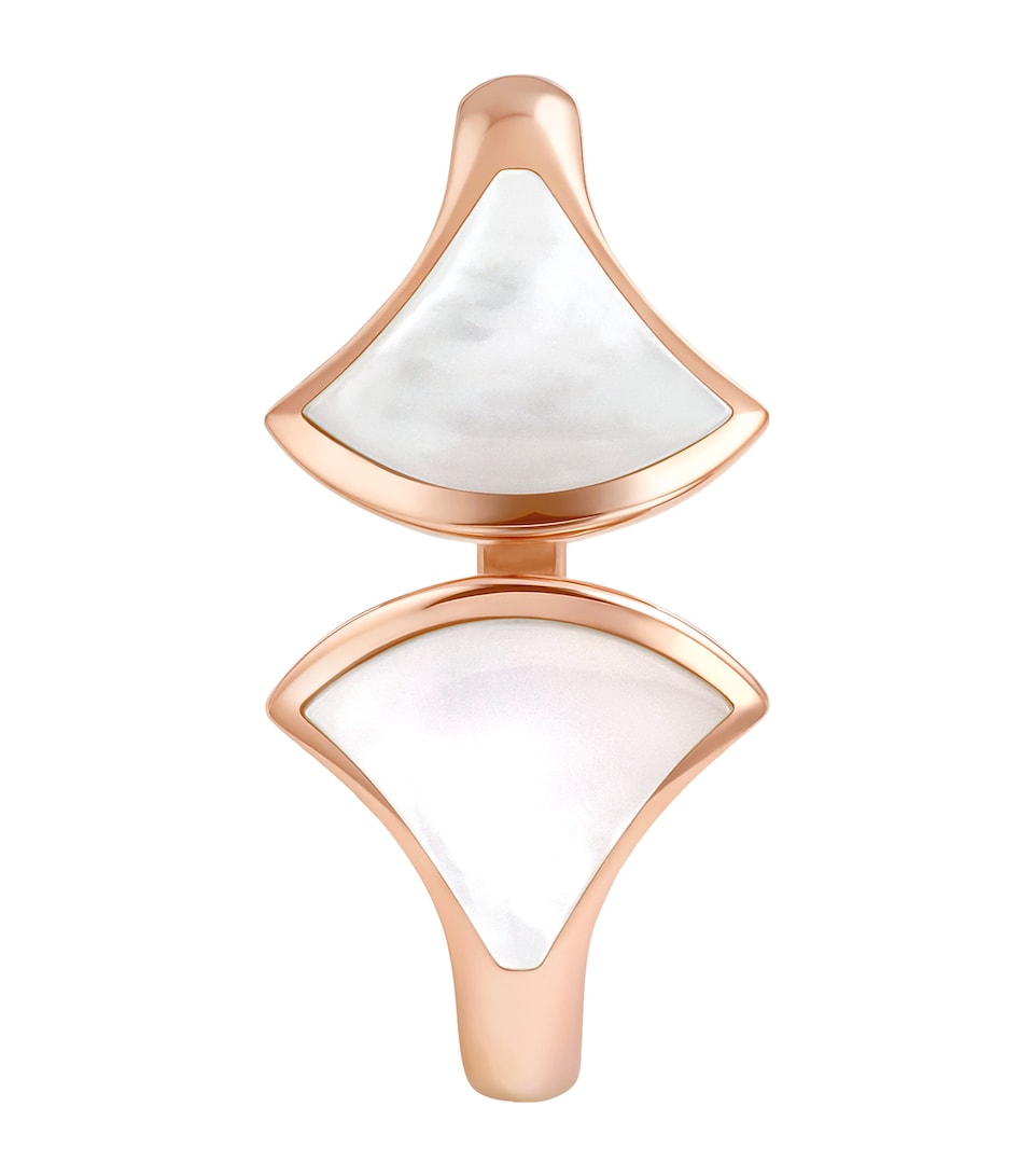 Bvlgari Rose Gold and Mother-of-Pearl Divas' Dream Ring Rose Gold