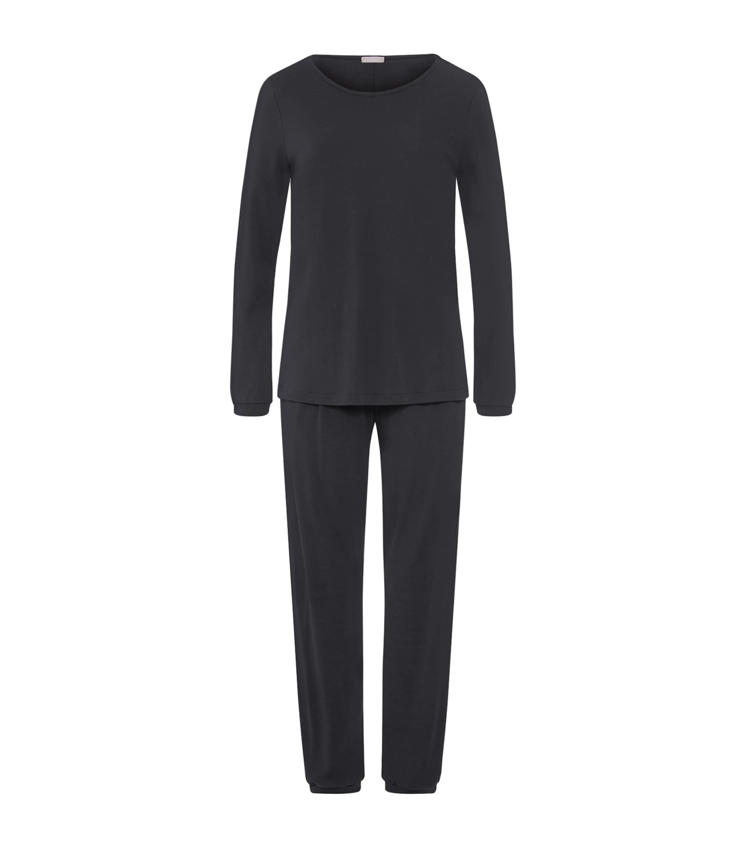 Hanro Womens Cotton Franca Pyjama Set Phantom