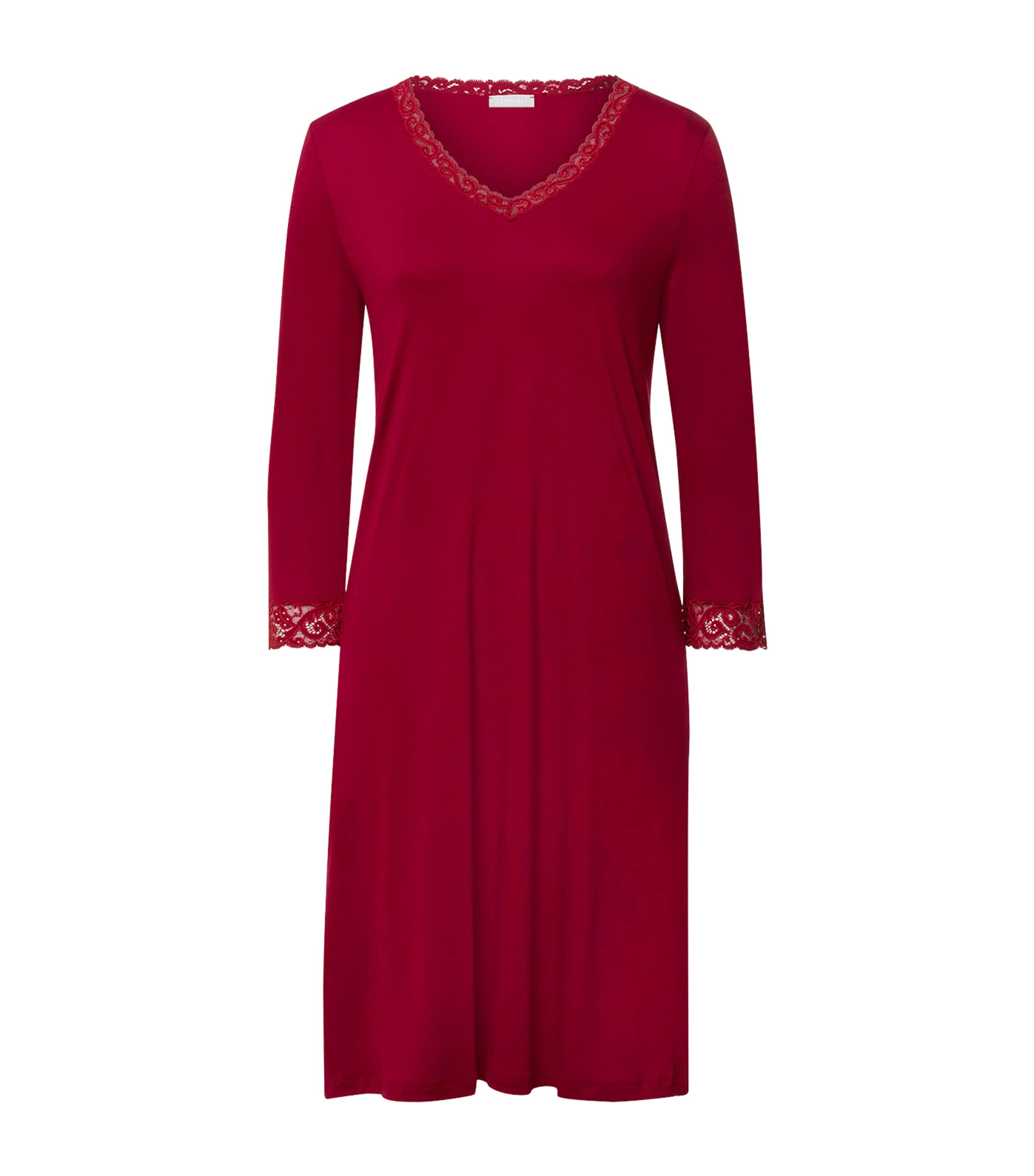 Cotton Cropped-Sleeve Nightdress