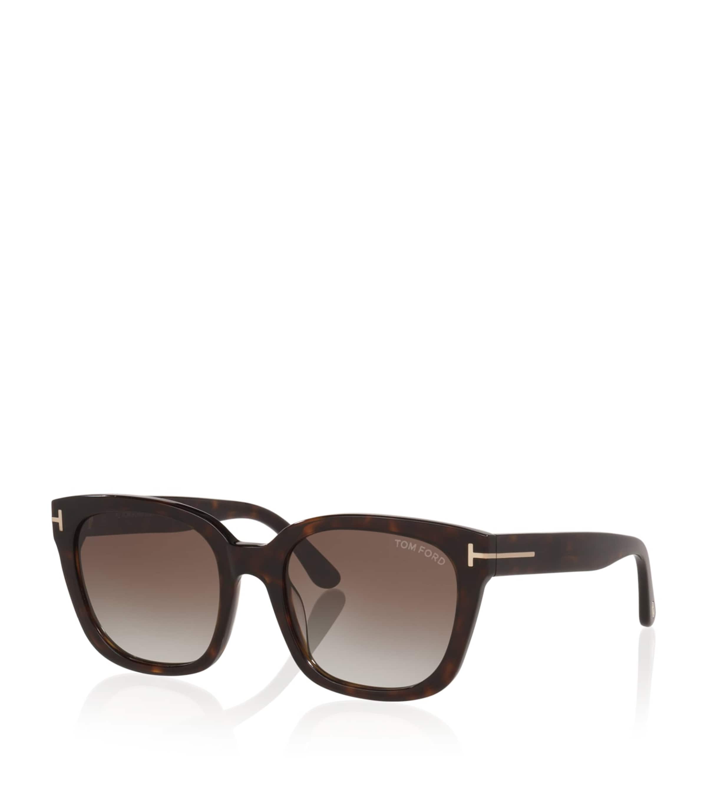 TOM FORD Haylay Square Sunglasses Brown