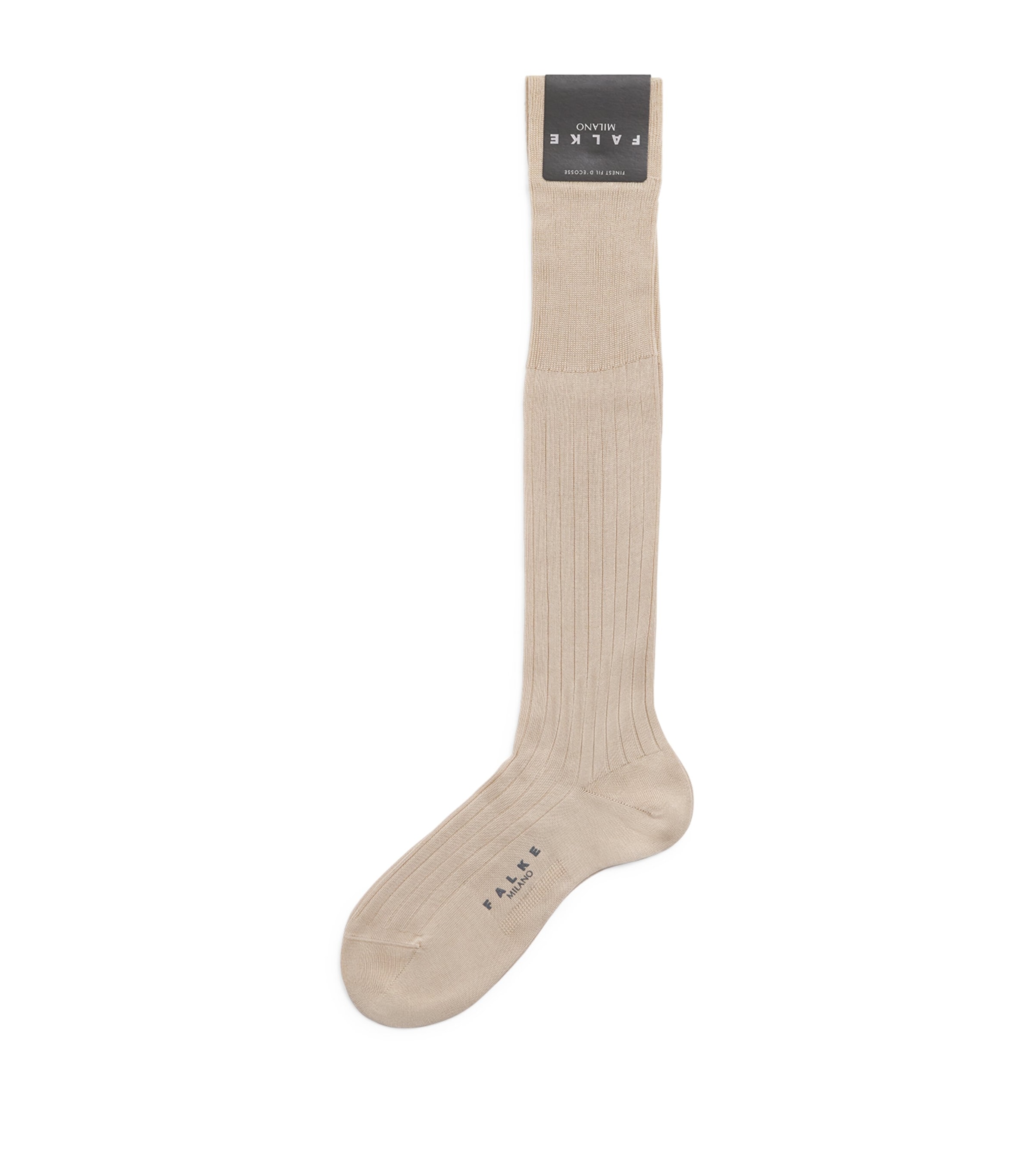 Falke Mens Milano Knee-High Socks Sand