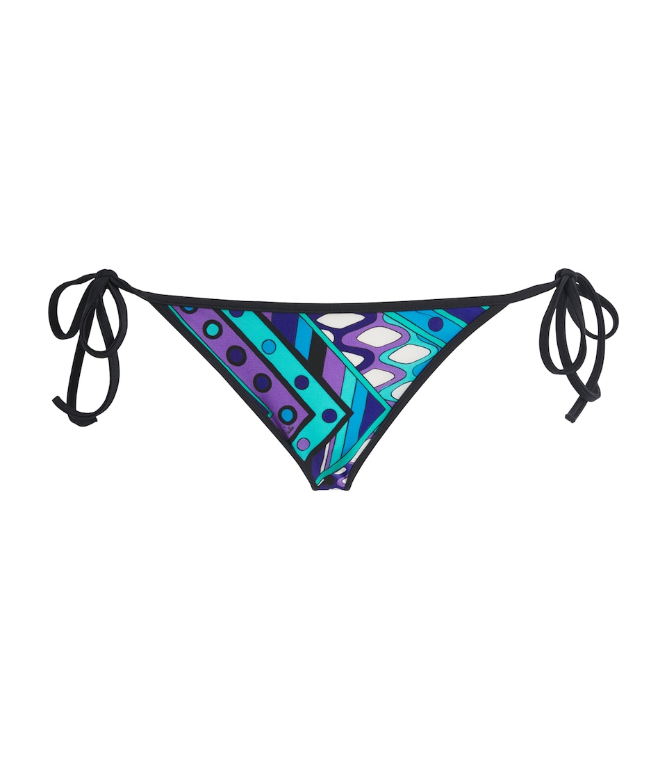 PUCCI Womens Vivara Bikini Bottoms Turquoise